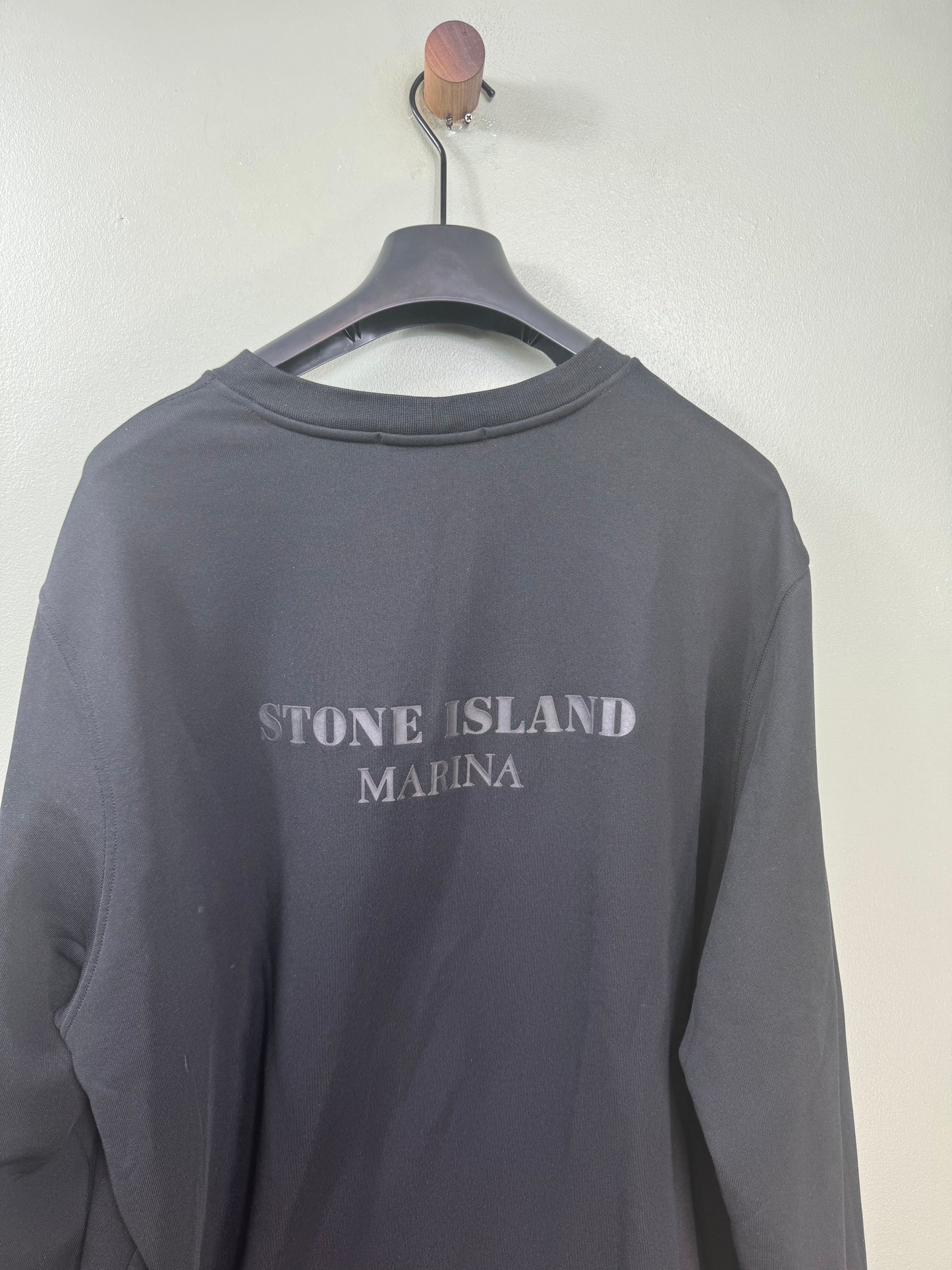 Stone Island Black Marina Jumper