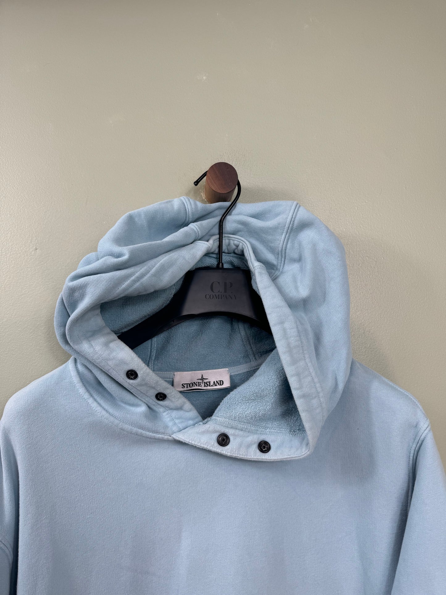 Stone Island Baby Blue Hoodie