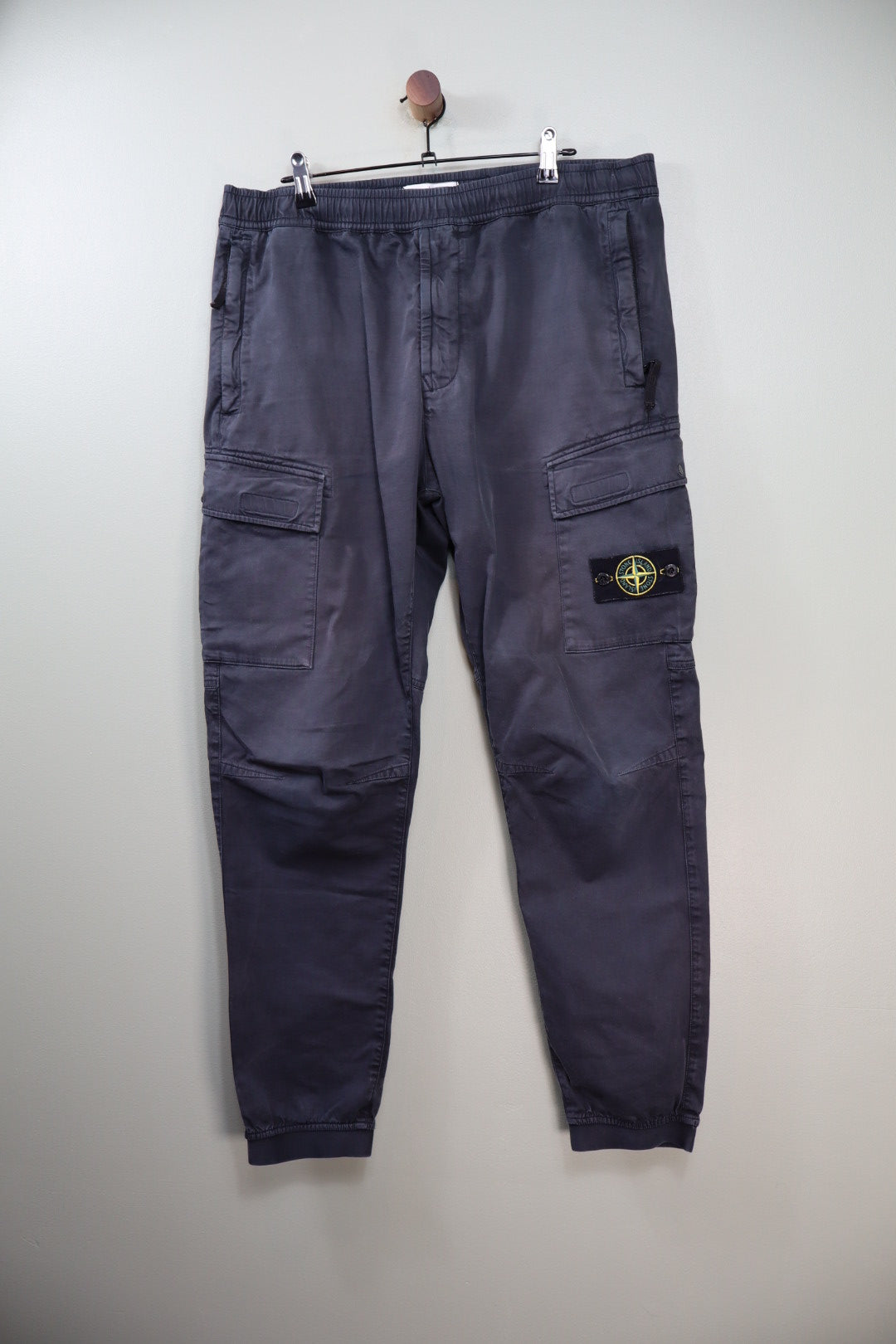 Stone Island Navy RE-T Cargo Bottoms