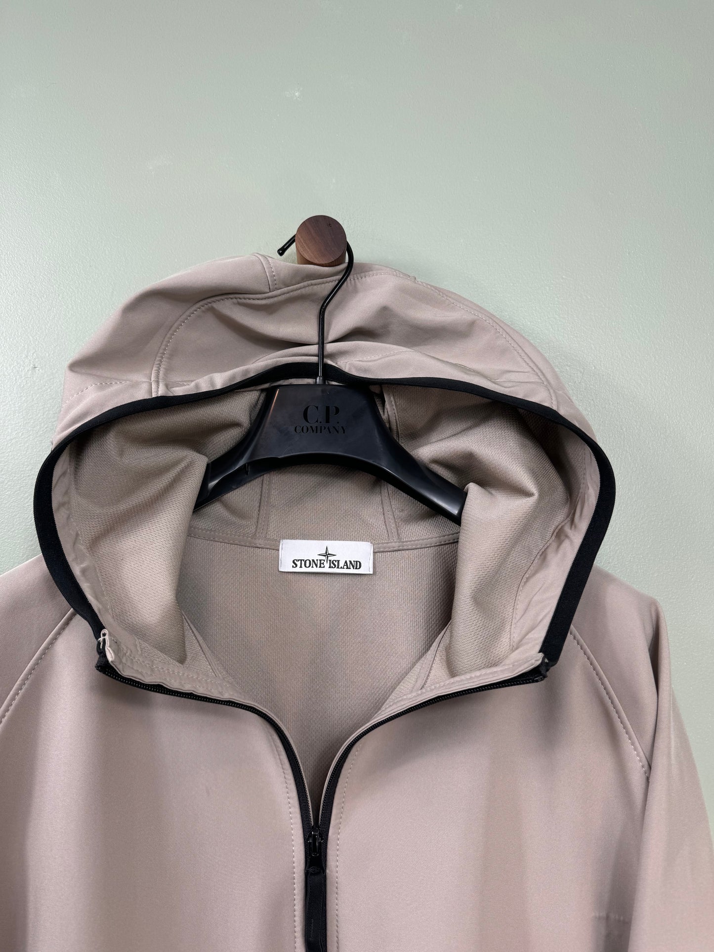 Stone Island Beige Soft Shell Jacket
