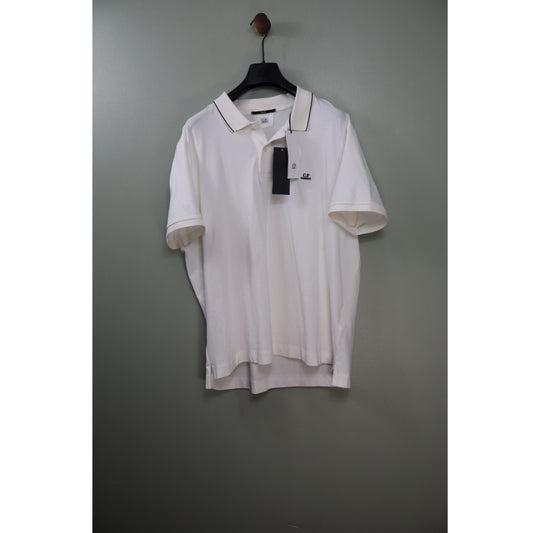 C.P. Company White Slim Fit Polo