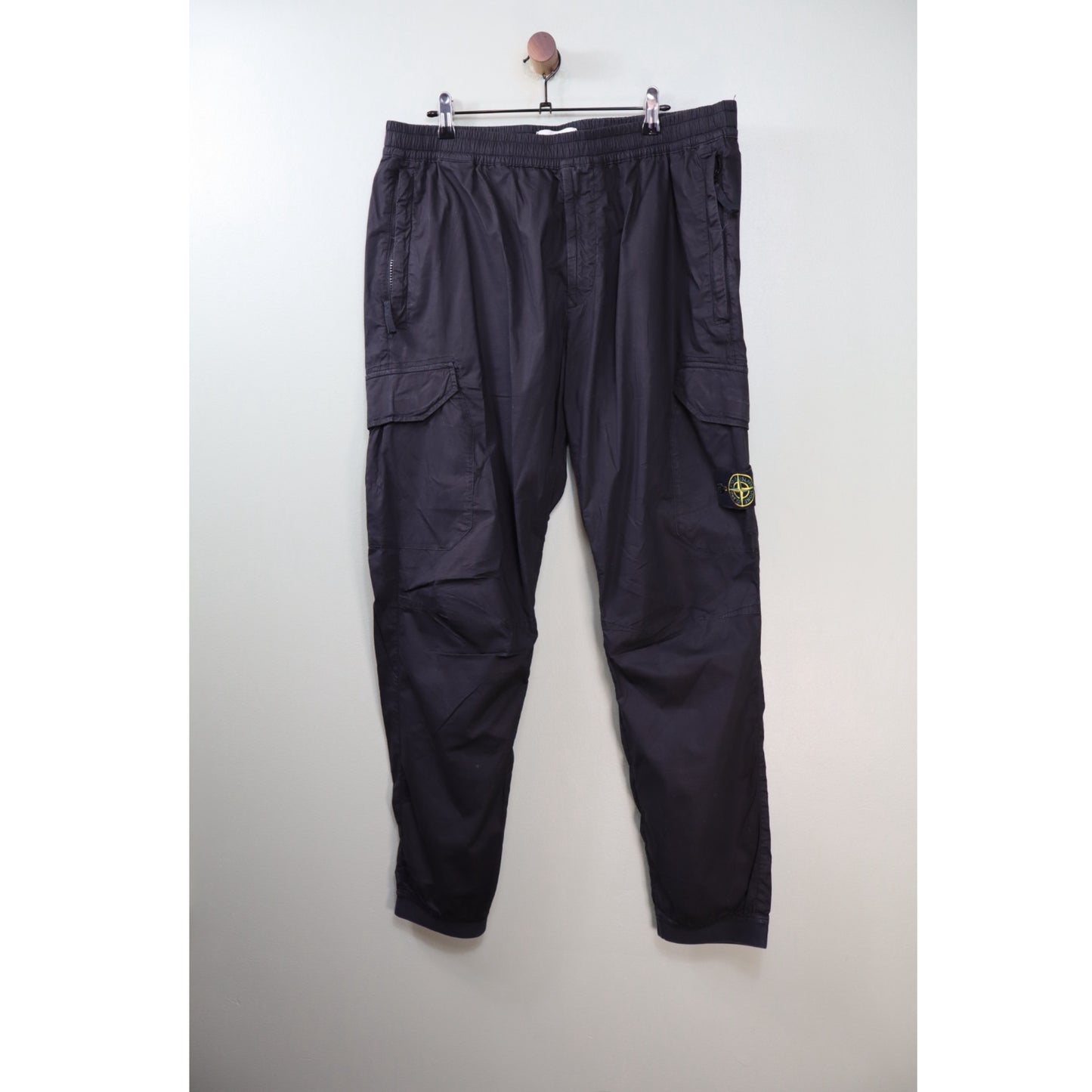 Stone Island Black RE-T Cargo Bottoms