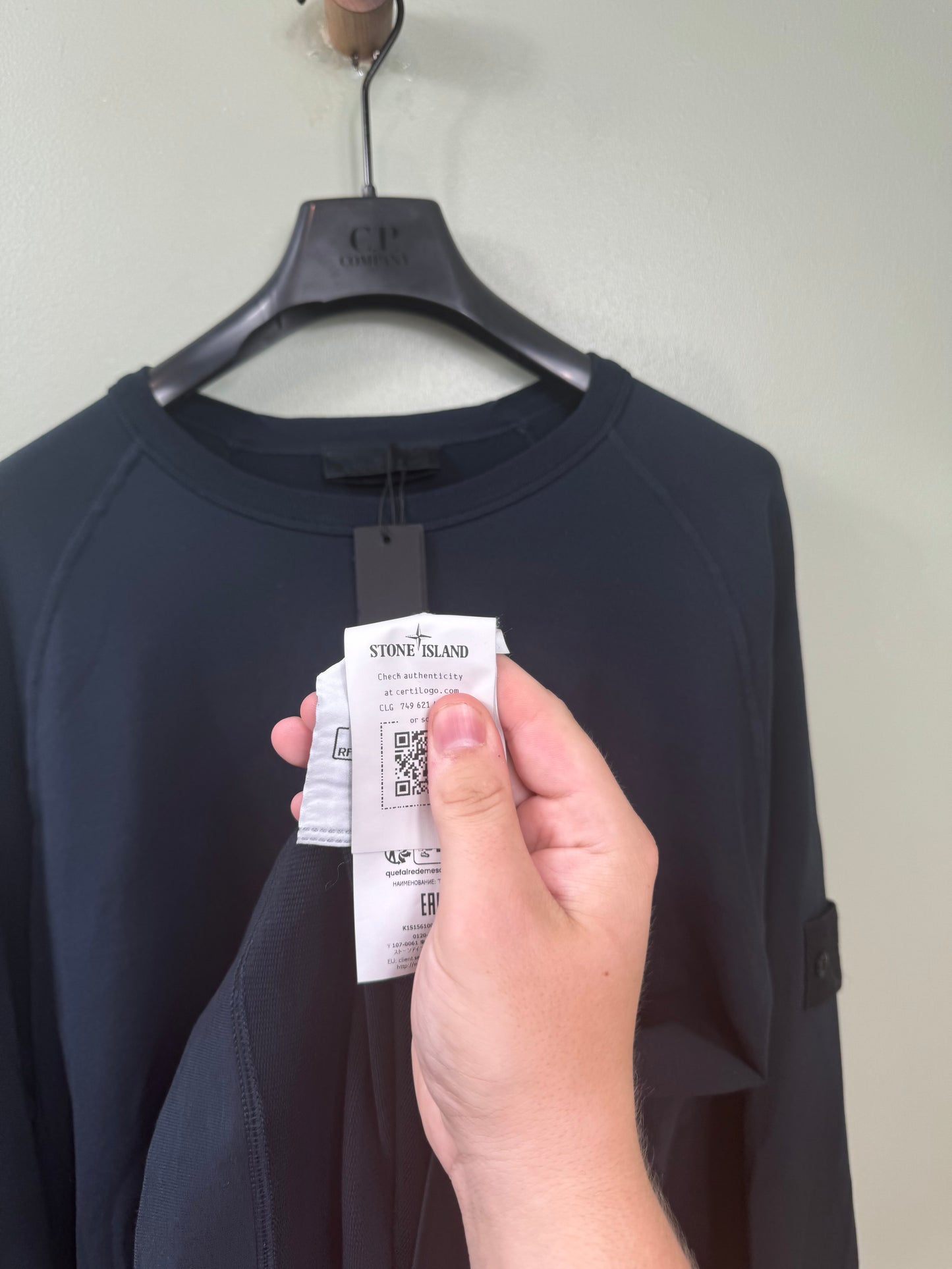 Stone Island Navy Ghost Jumper