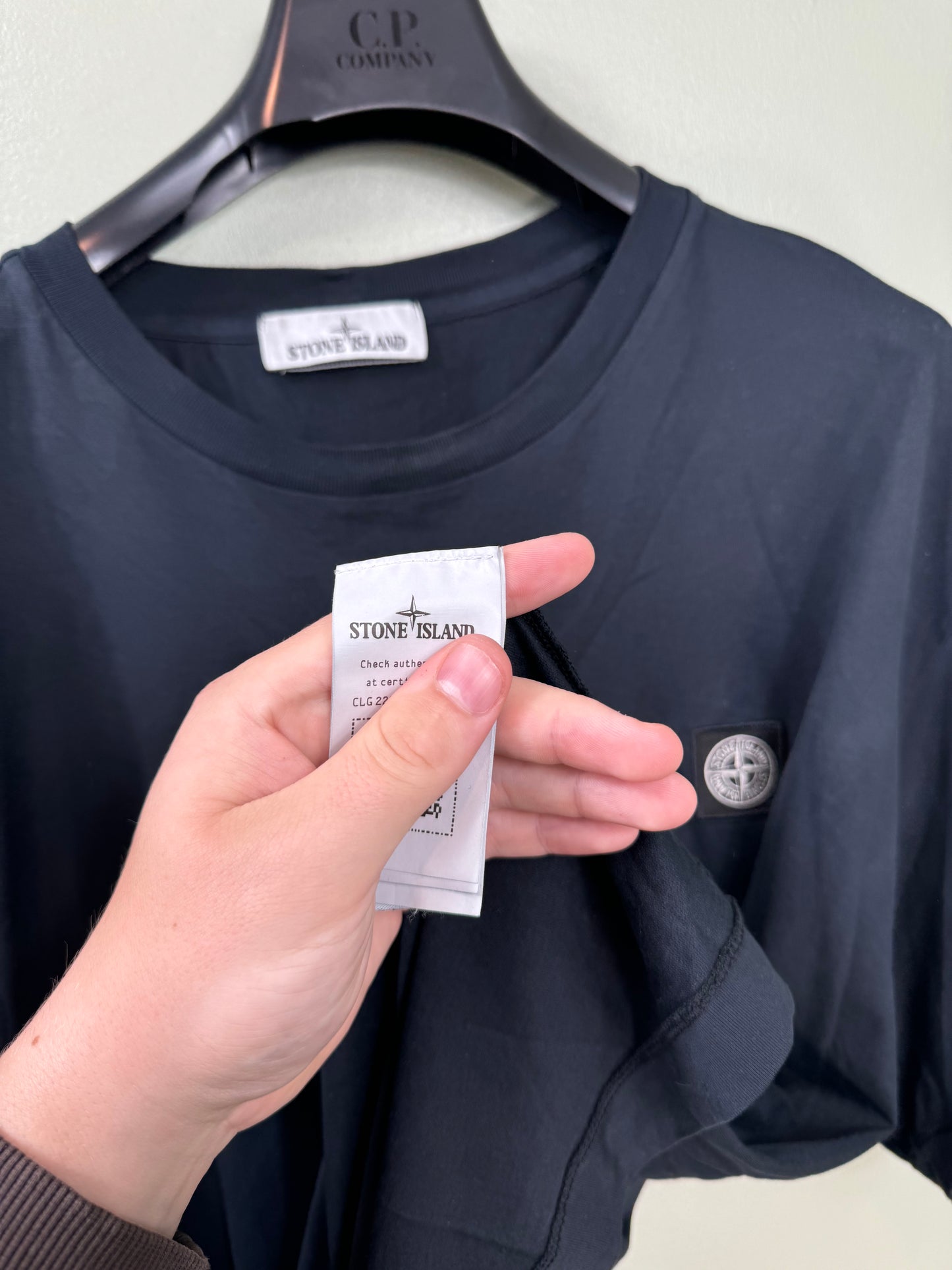 Stone Island Black Tee