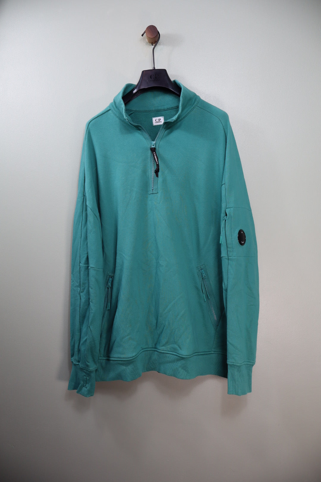 C.P. Company Green 1/4 Zip Jumper