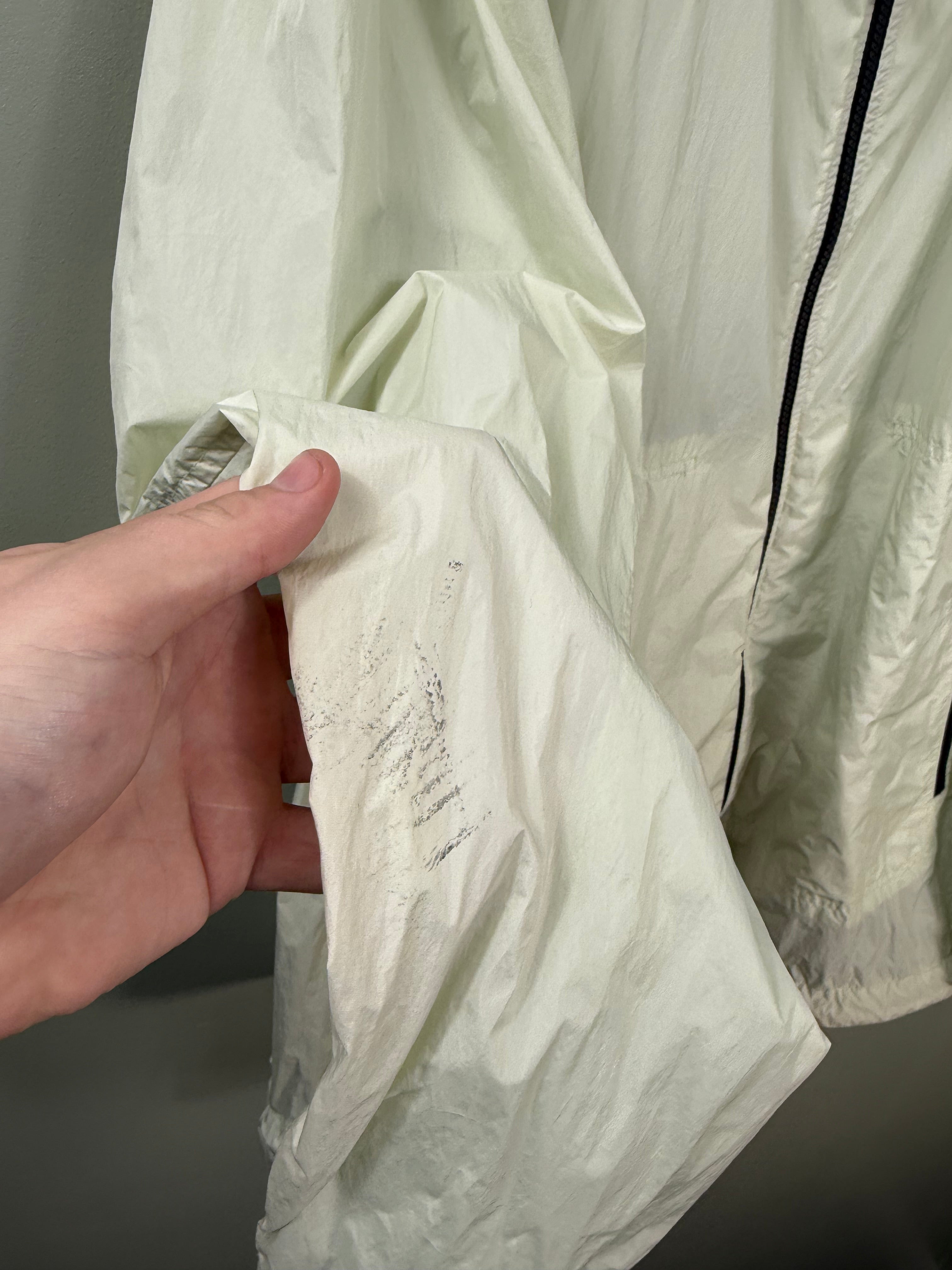 Stone Island Pastel Green Crinkle Reps Jacket