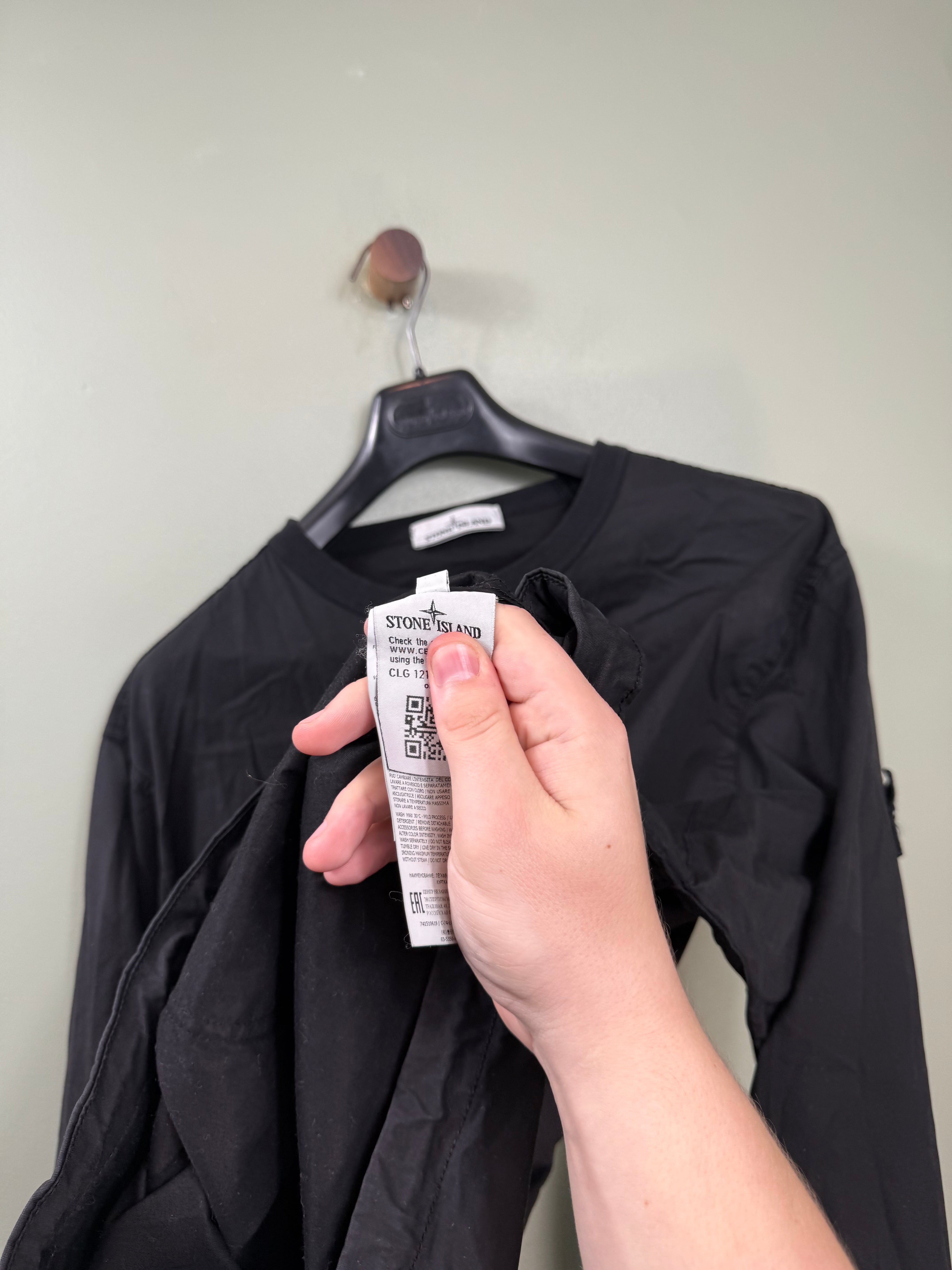 Stone Island Black Smock Jumper