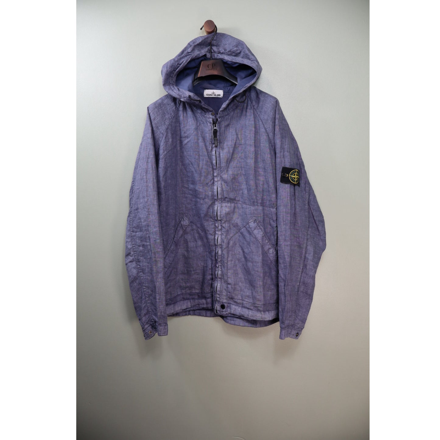 Stone Island Blue Denim Line Watro Tela Jacket