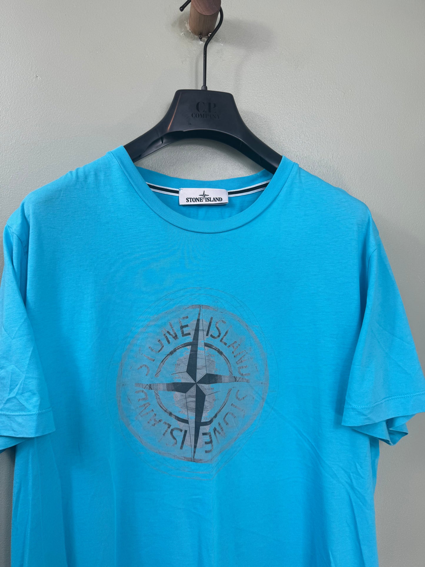 Stone Island Aqua Blue T-Shirt
