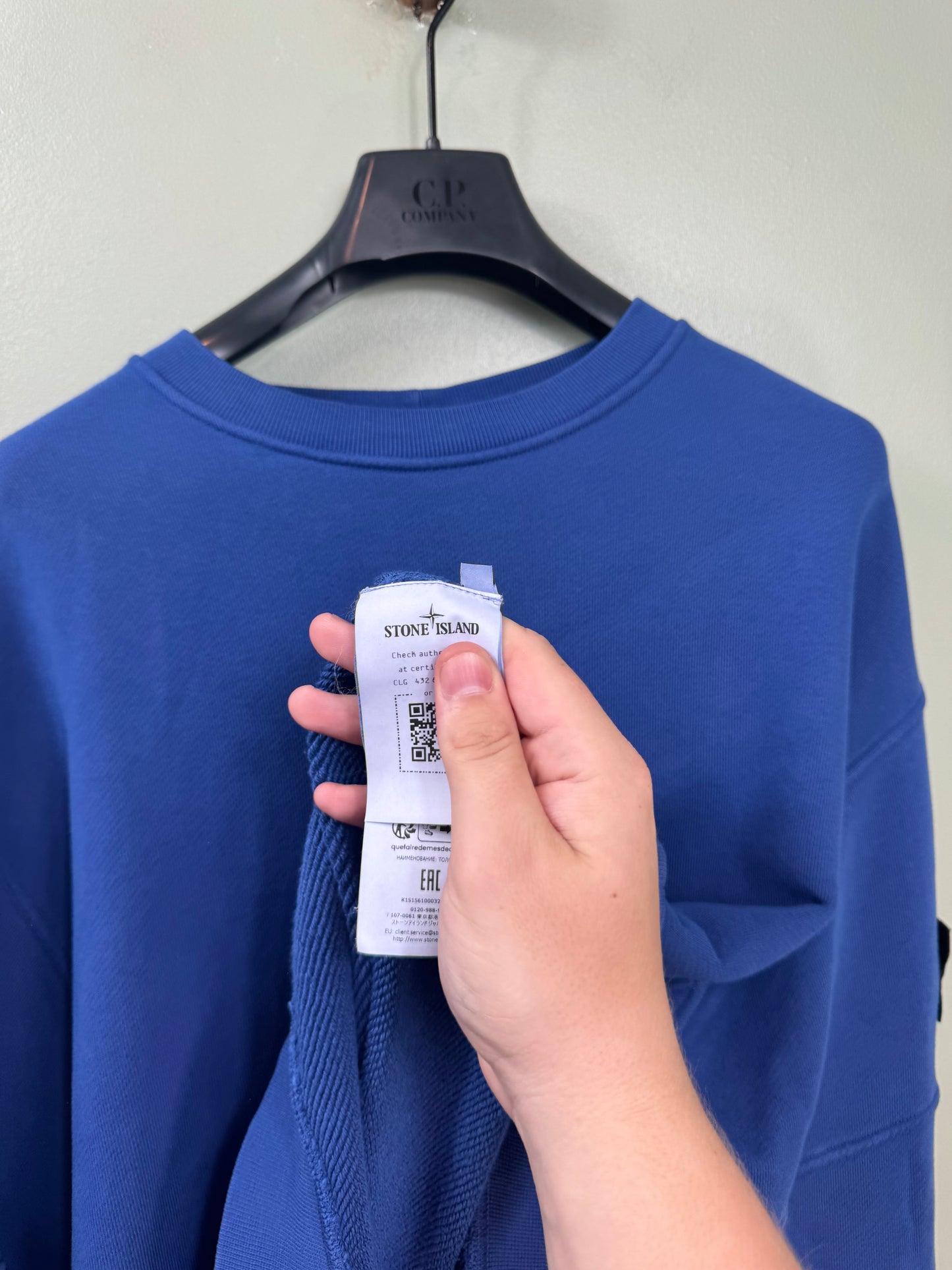 Stone Island Blue Jumper