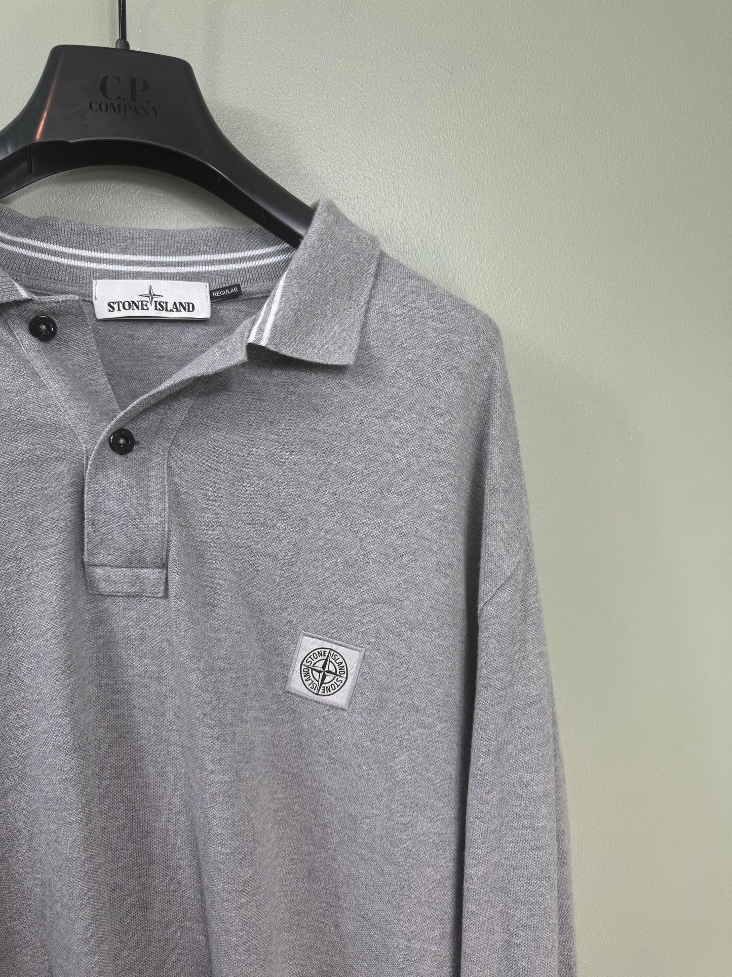 Stone Island Grey Polo