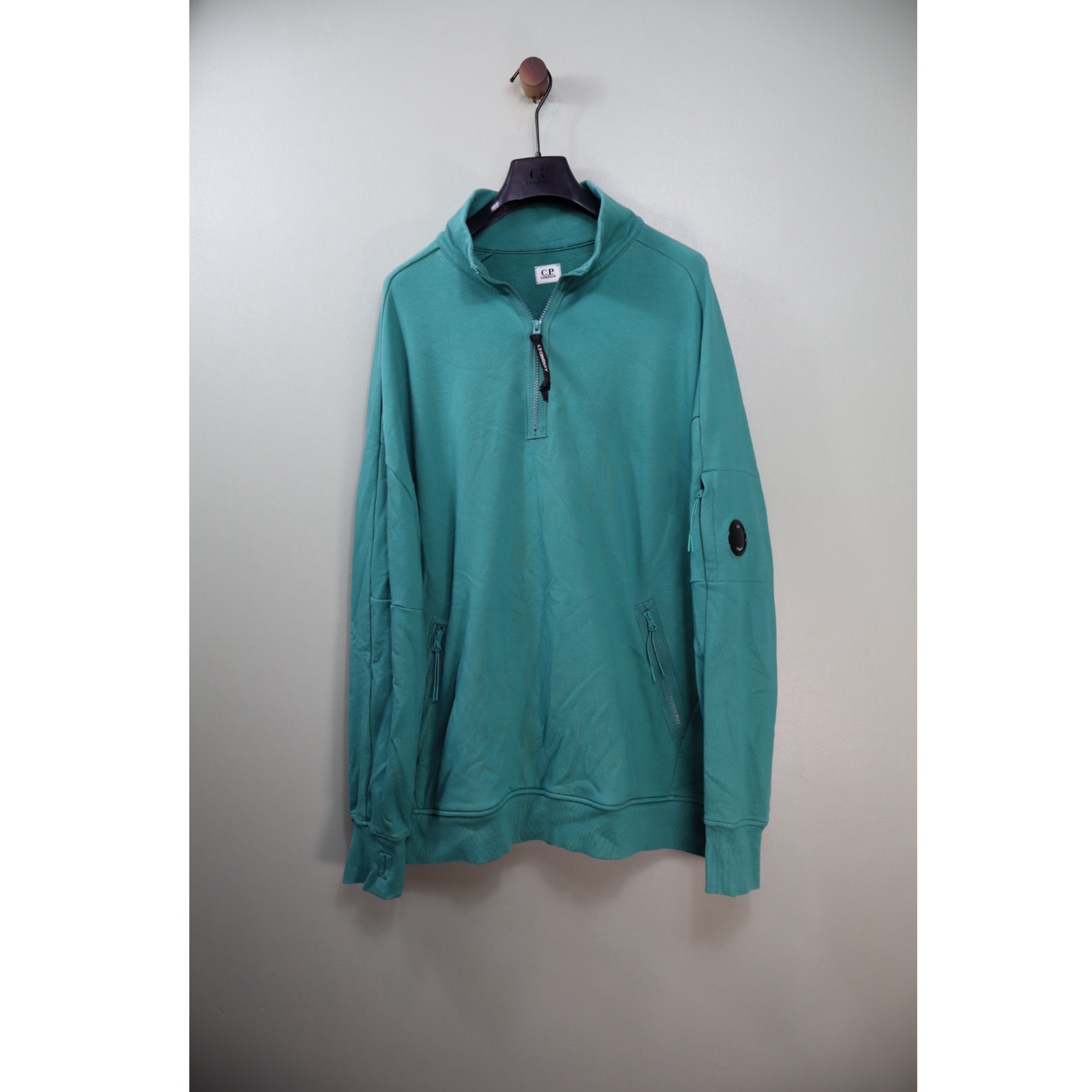 C.P. Company Green 1/4 Zip Jumper