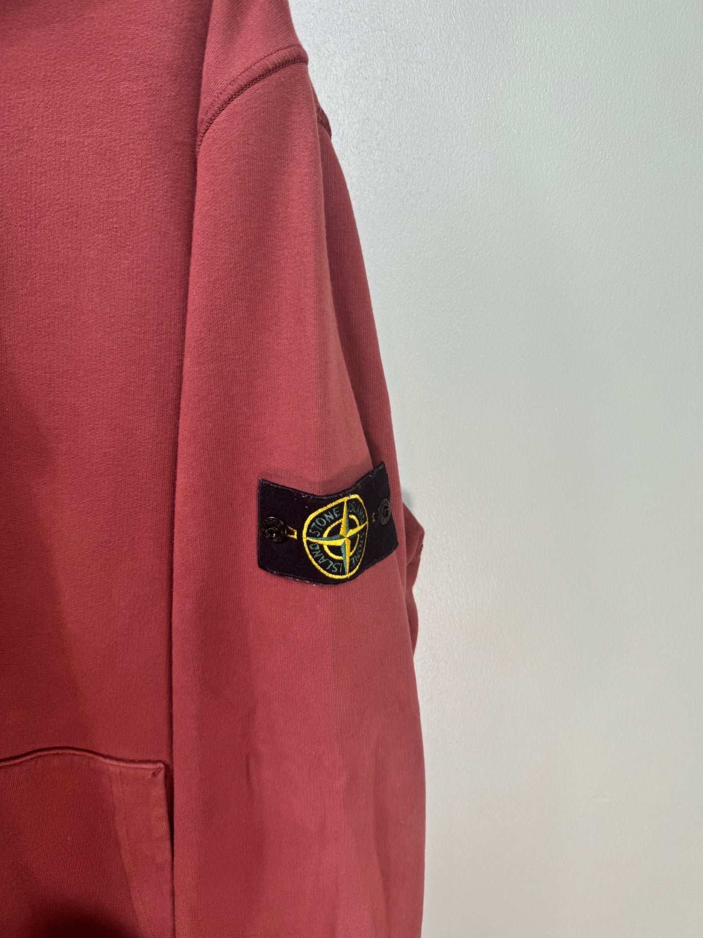 Stone Island Brick Red Hoodie