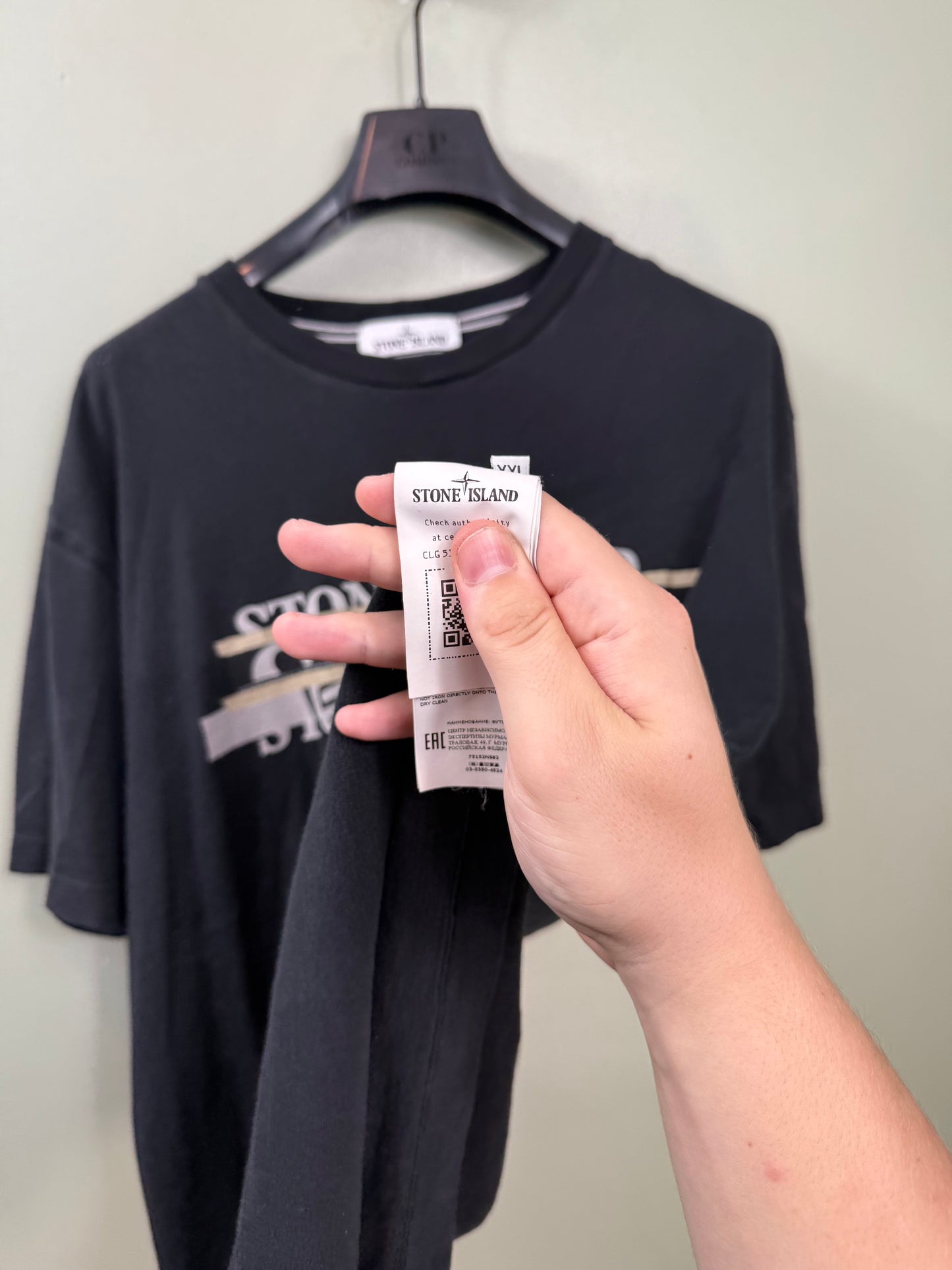 Stone Island Black T-Shirt