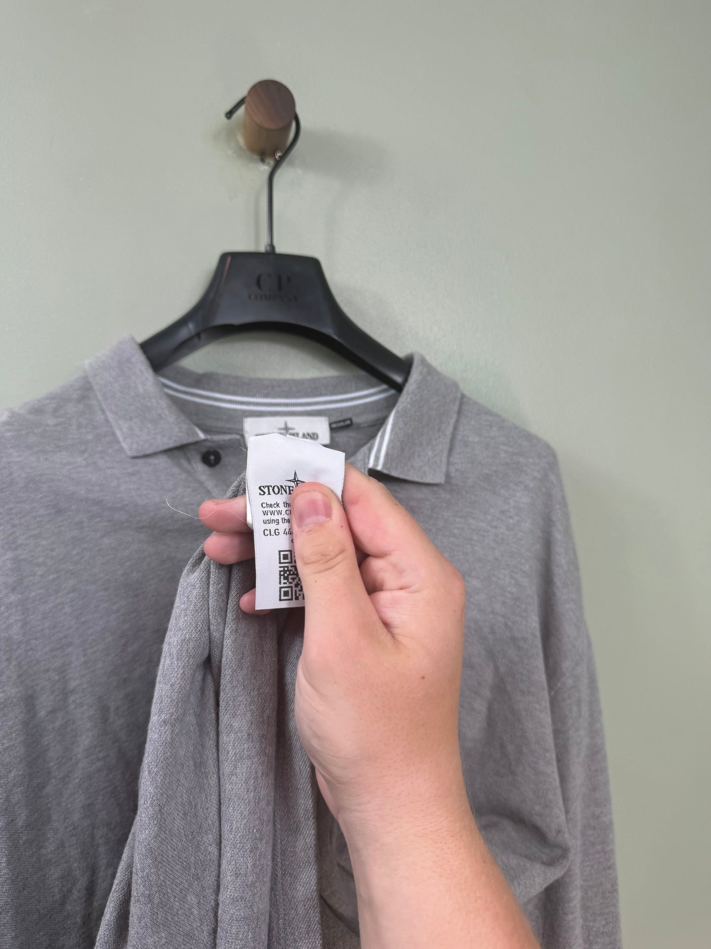 Stone Island Grey Polo