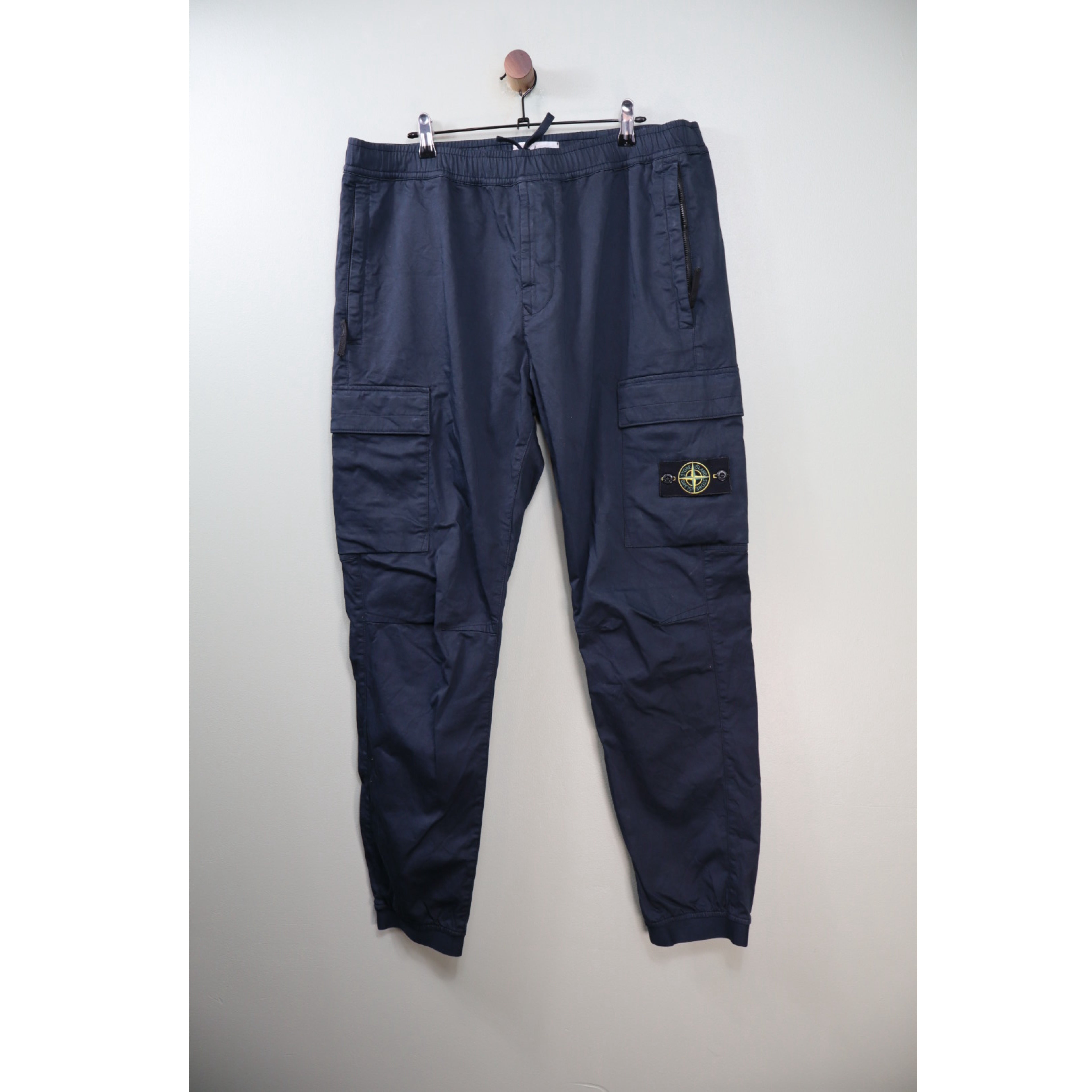 Stone Island Navy RE-T Cargo Bottoms