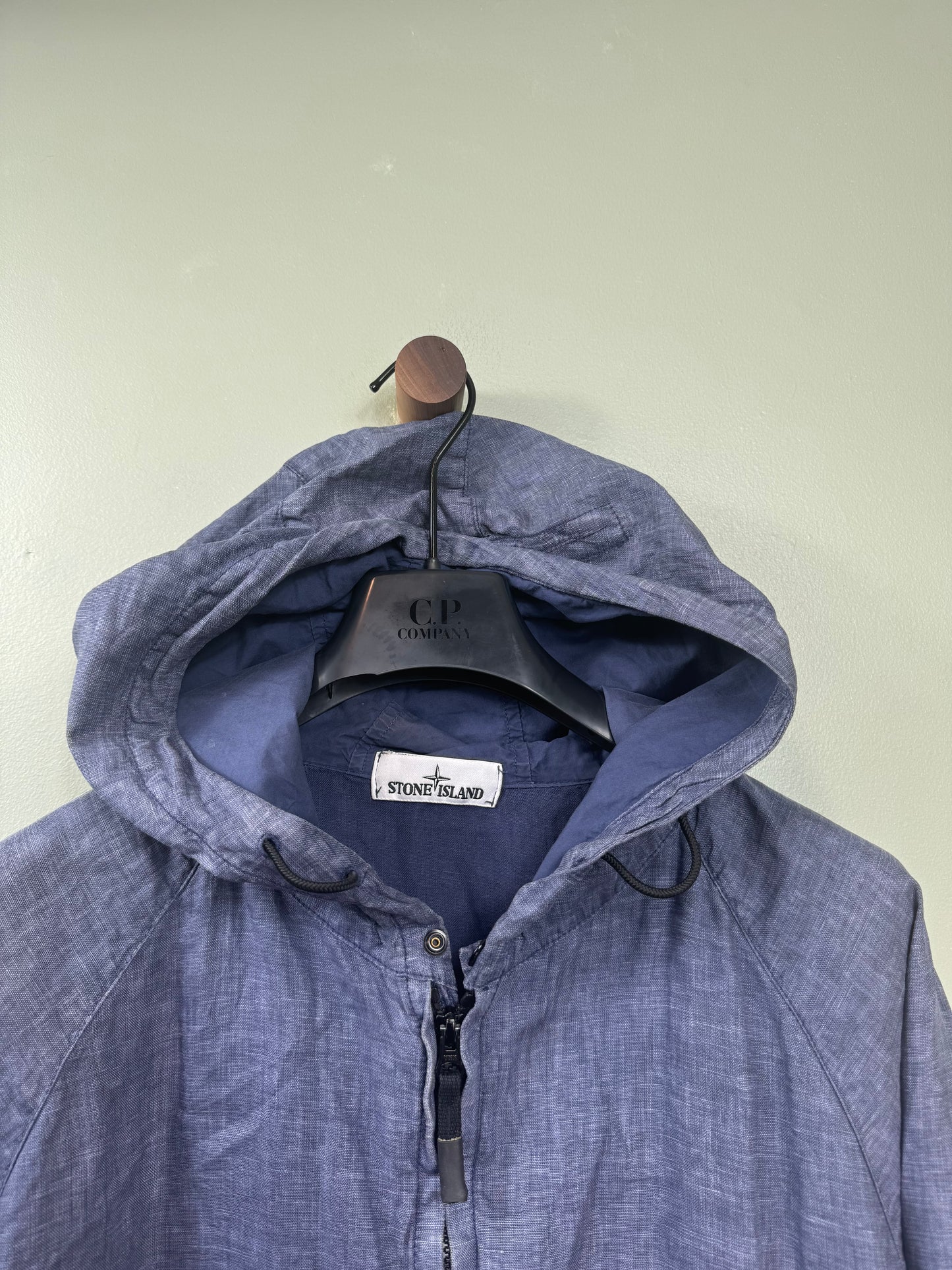 Stone Island Blue Denim Line Watro Tela Jacket