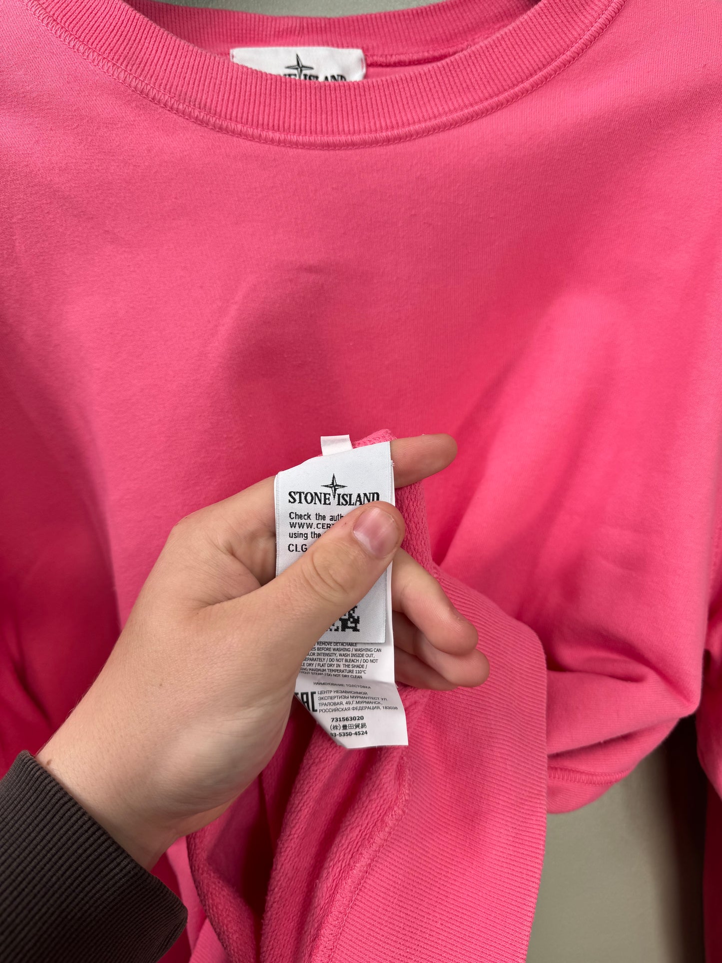 Stone Island Pink Jumper