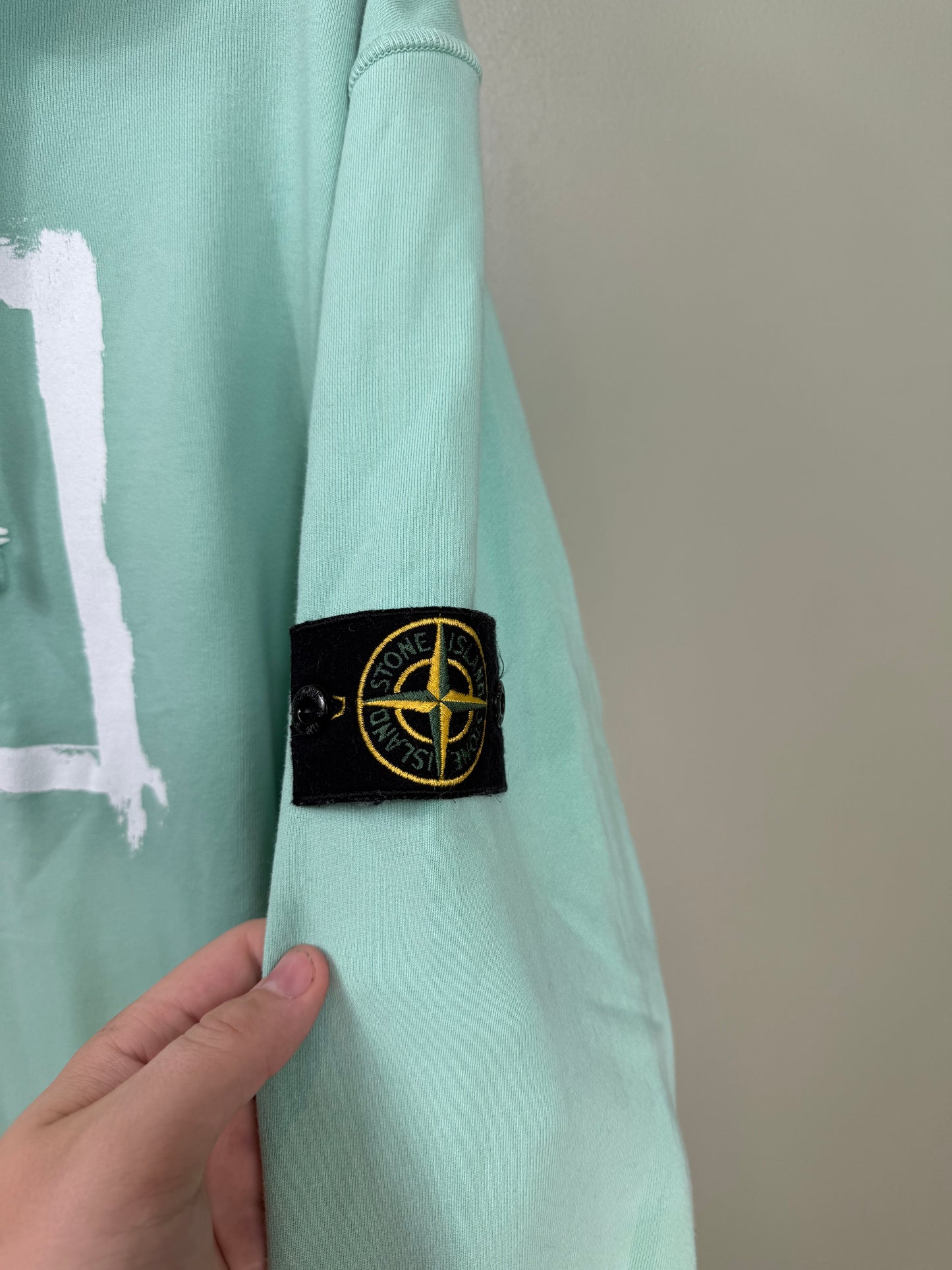 Stone Island Mint Green Hoodie
