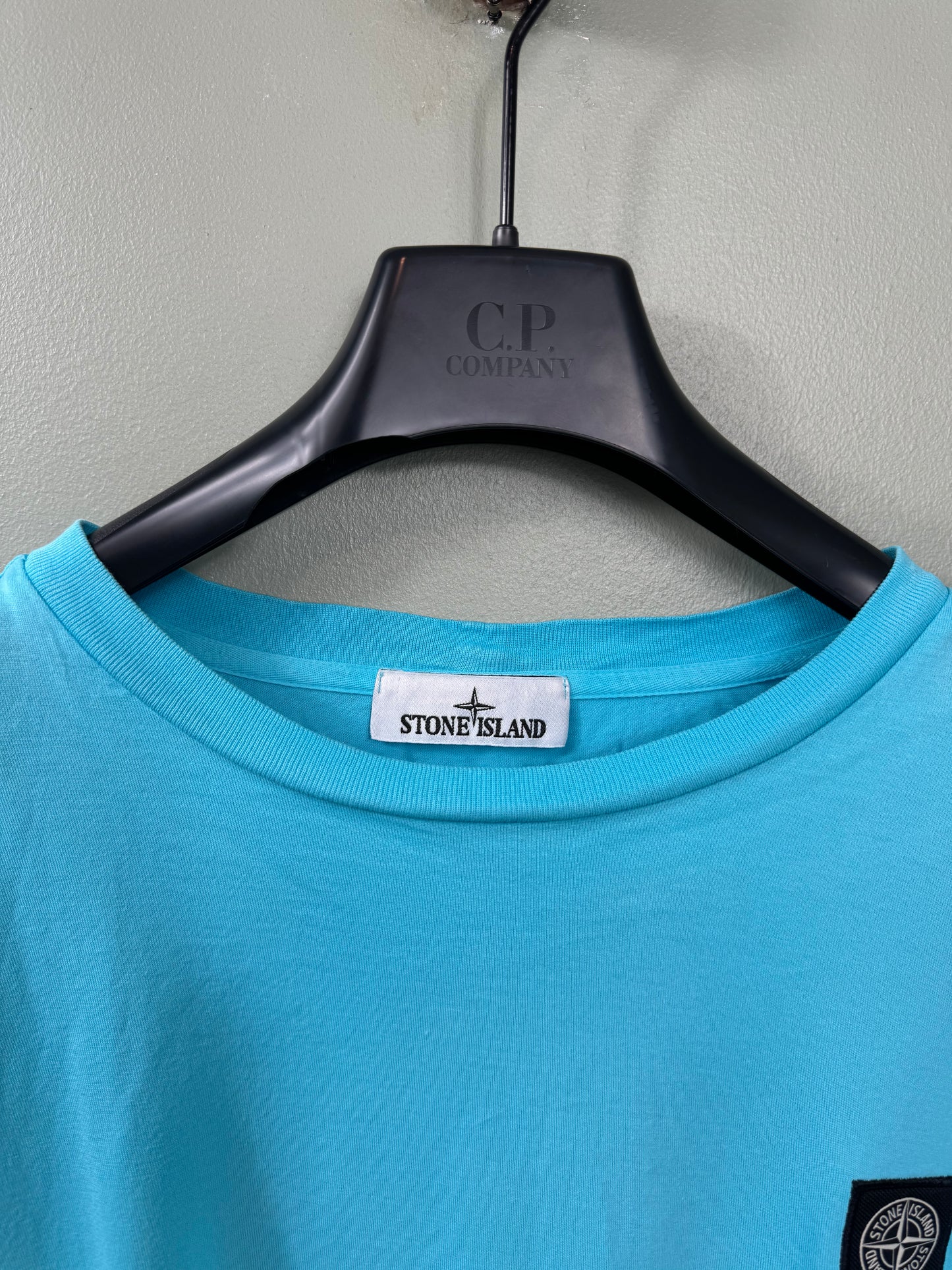 Stone Island Aqua Blue Tee