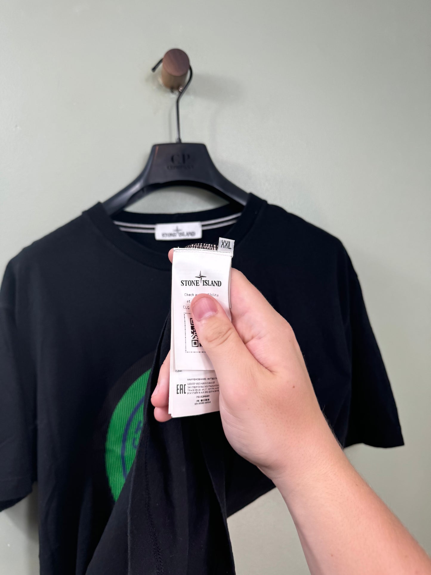 Stone Island Black T-Shirt
