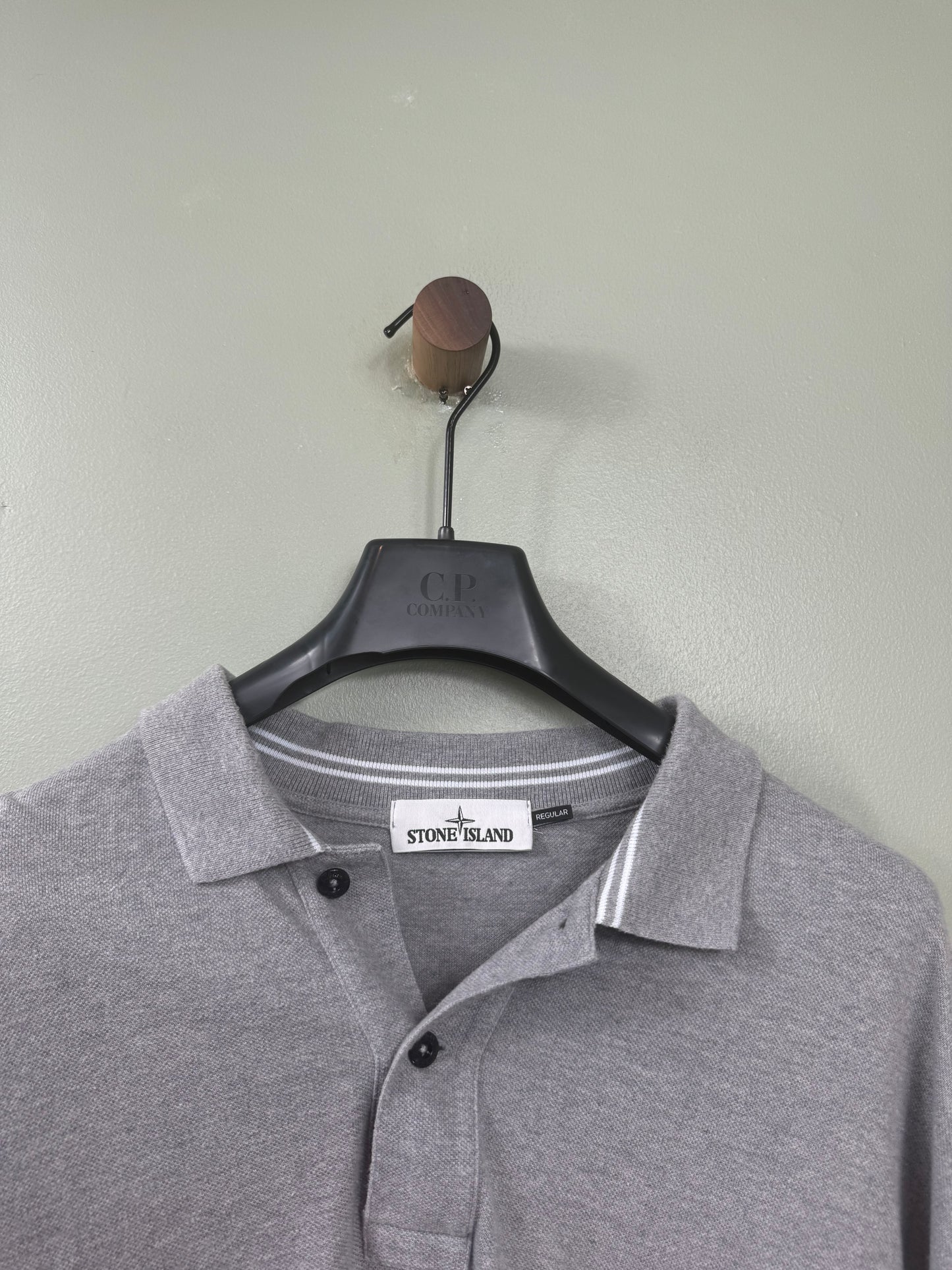 Stone Island Grey Polo