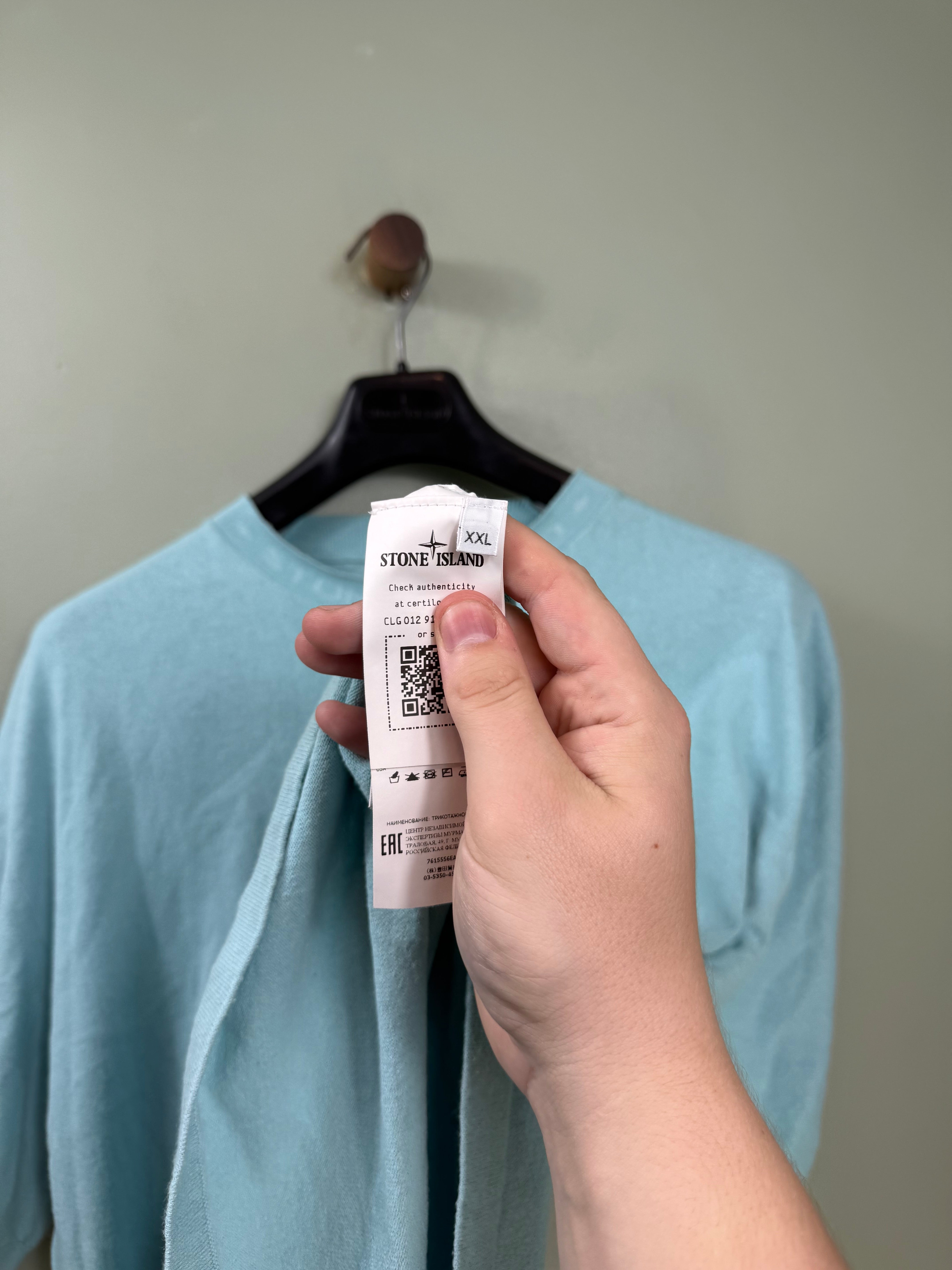 Stone Island Baby Blue T-Shirt