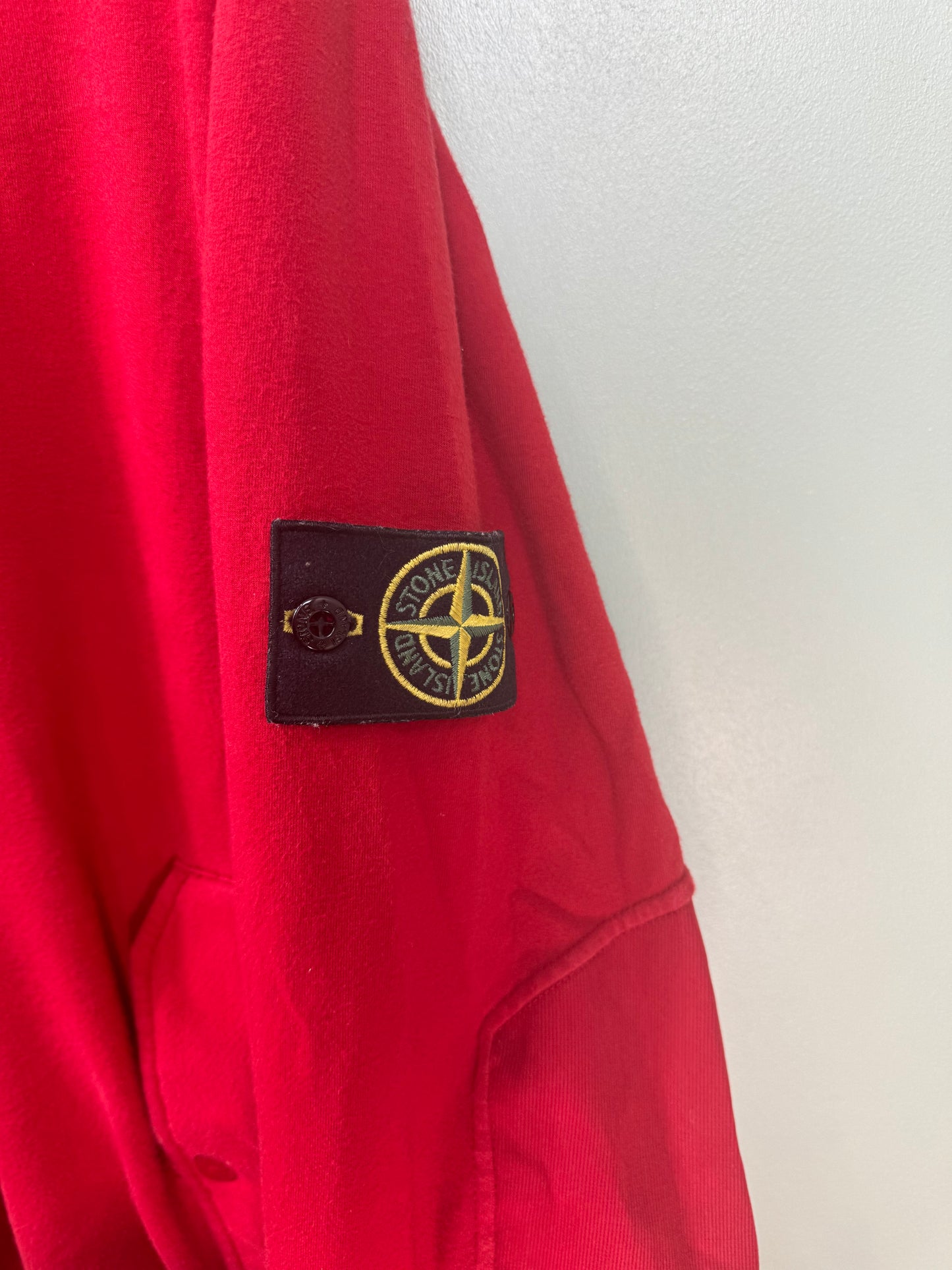 Stone Island Red Hoodie