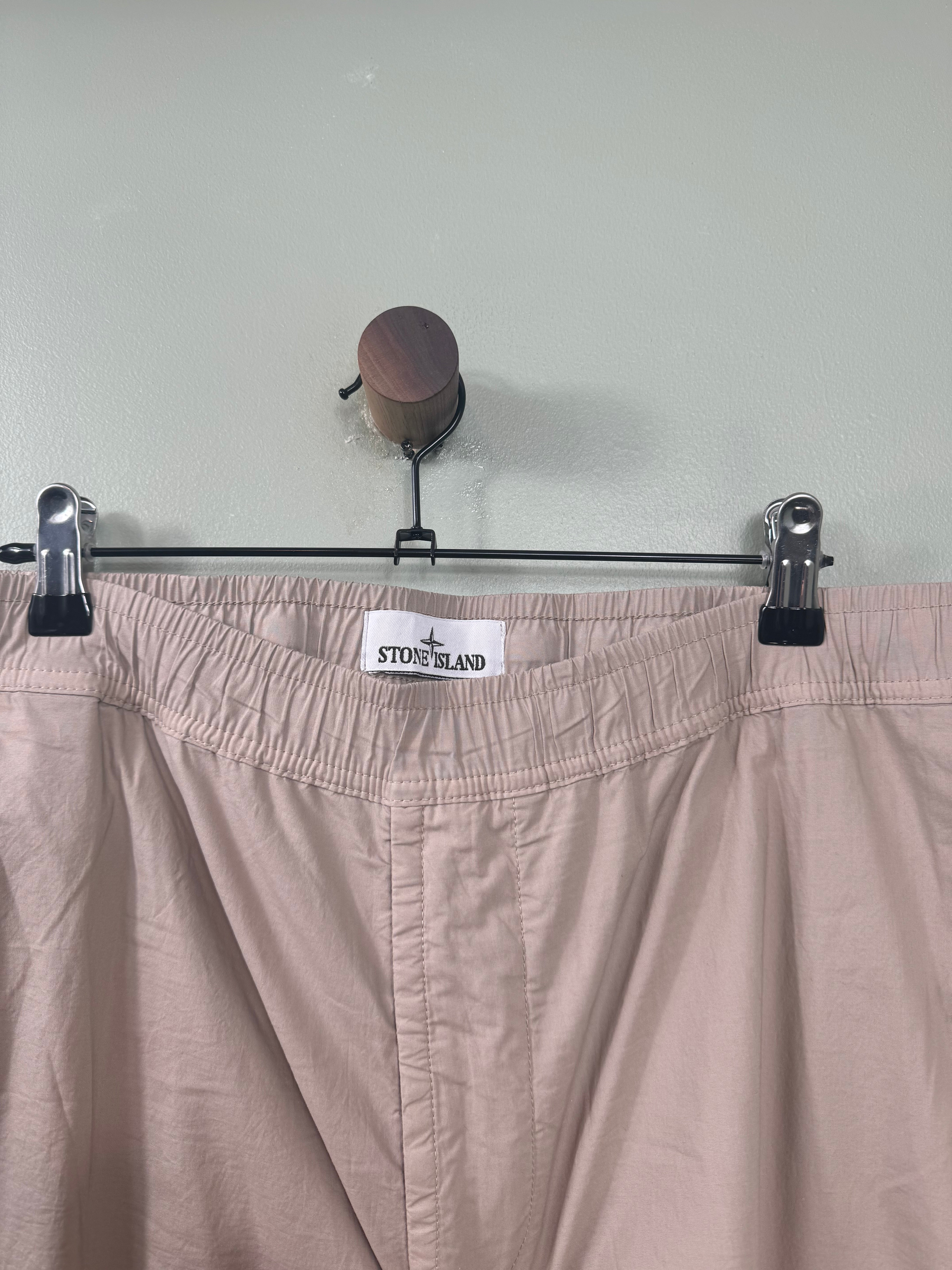 Stone Island Beige RE-T Cargo Bottoms