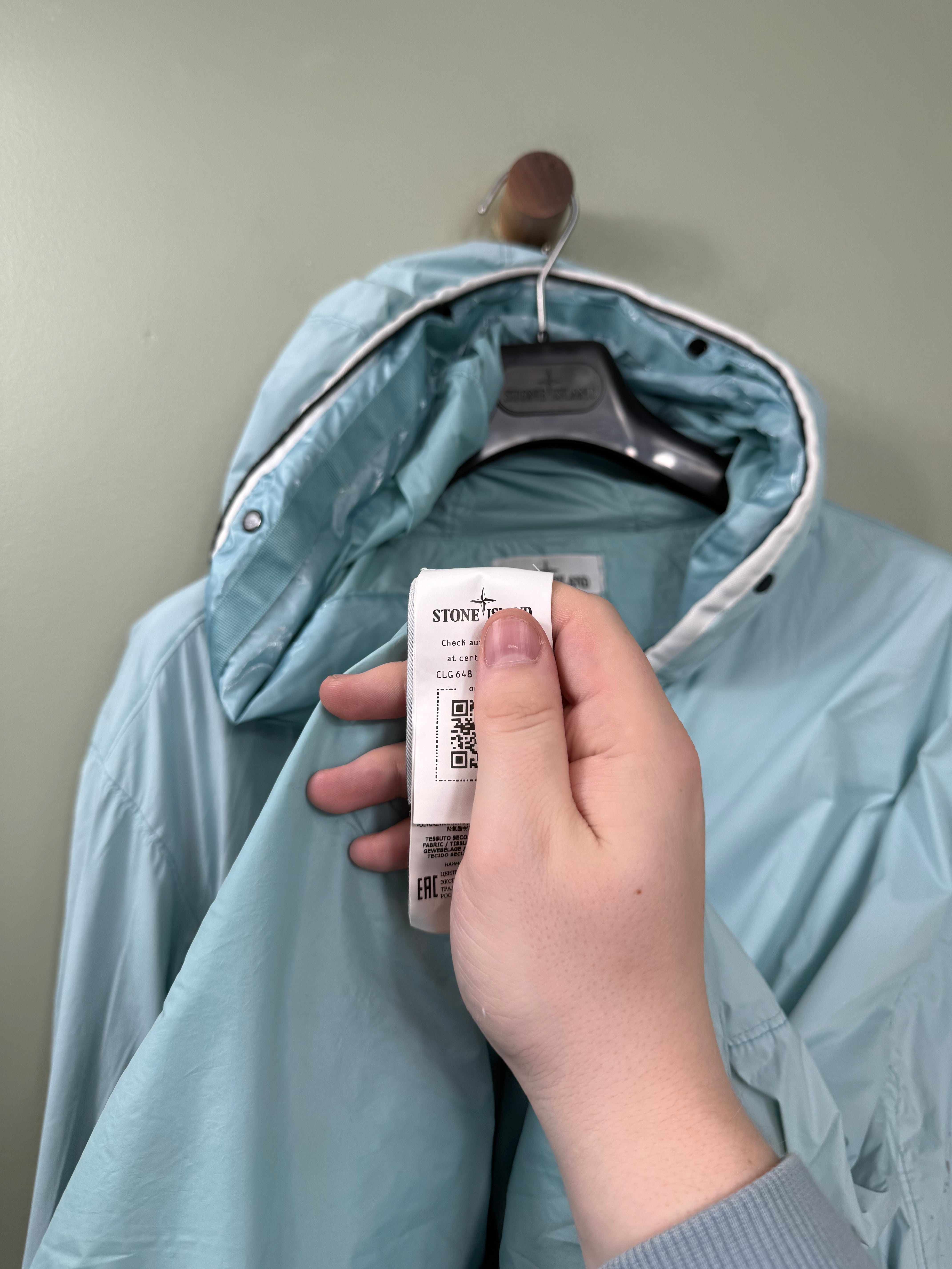 Stone Island Baby Blue Skin Touch Jacket