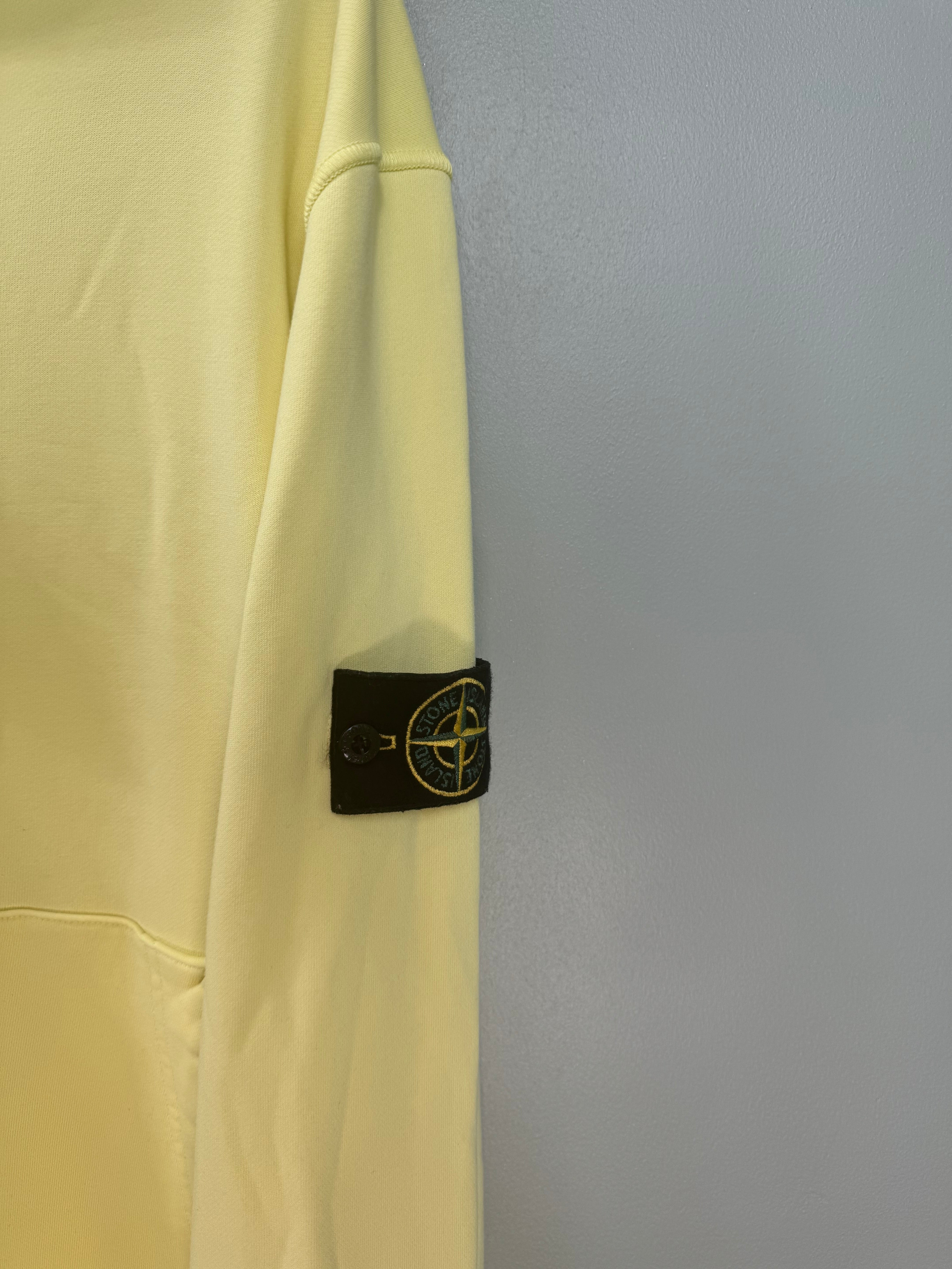 Stone Island Yellow Hoodie