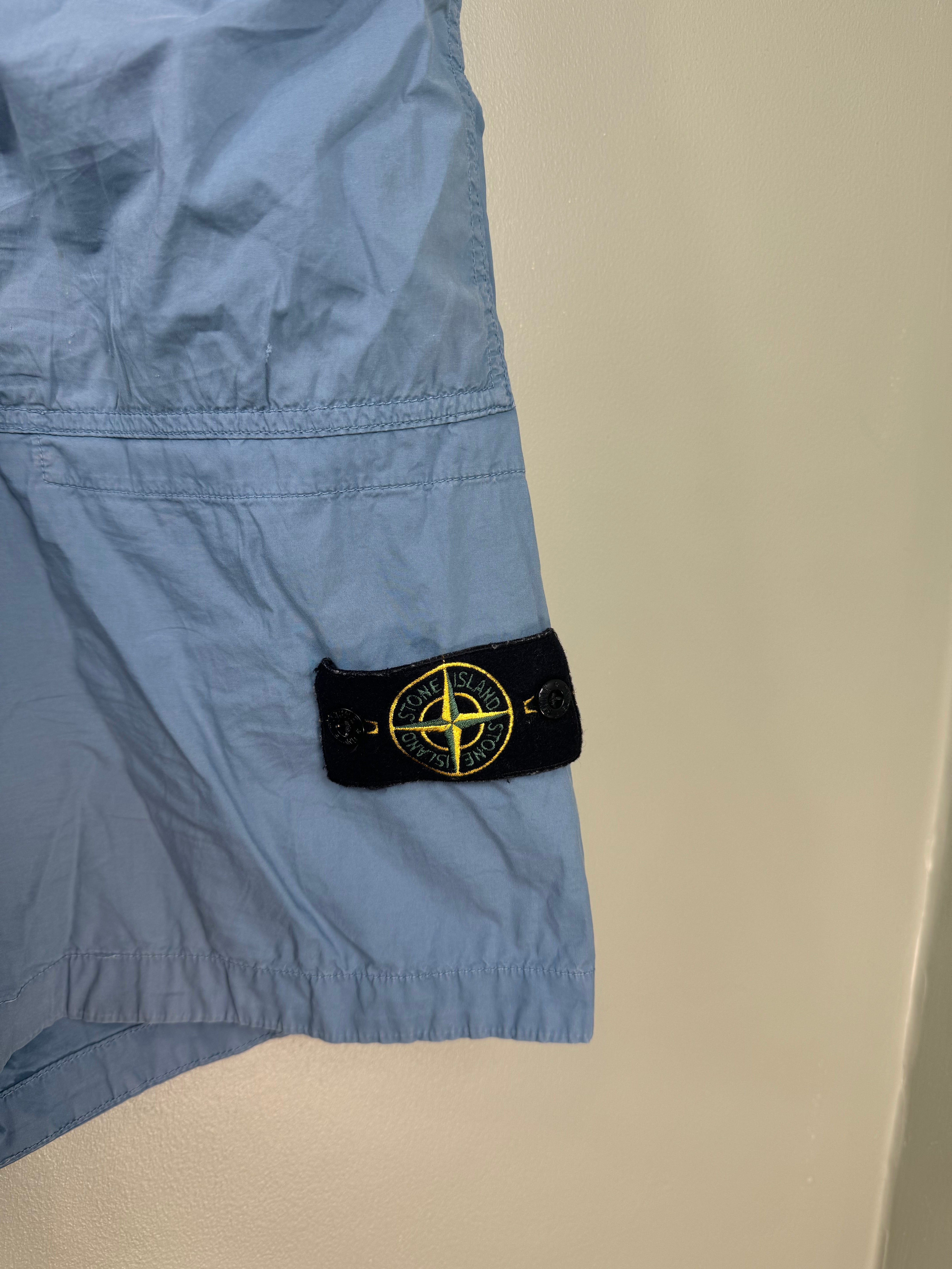 Stone Island Blue CO Cargo Shorts