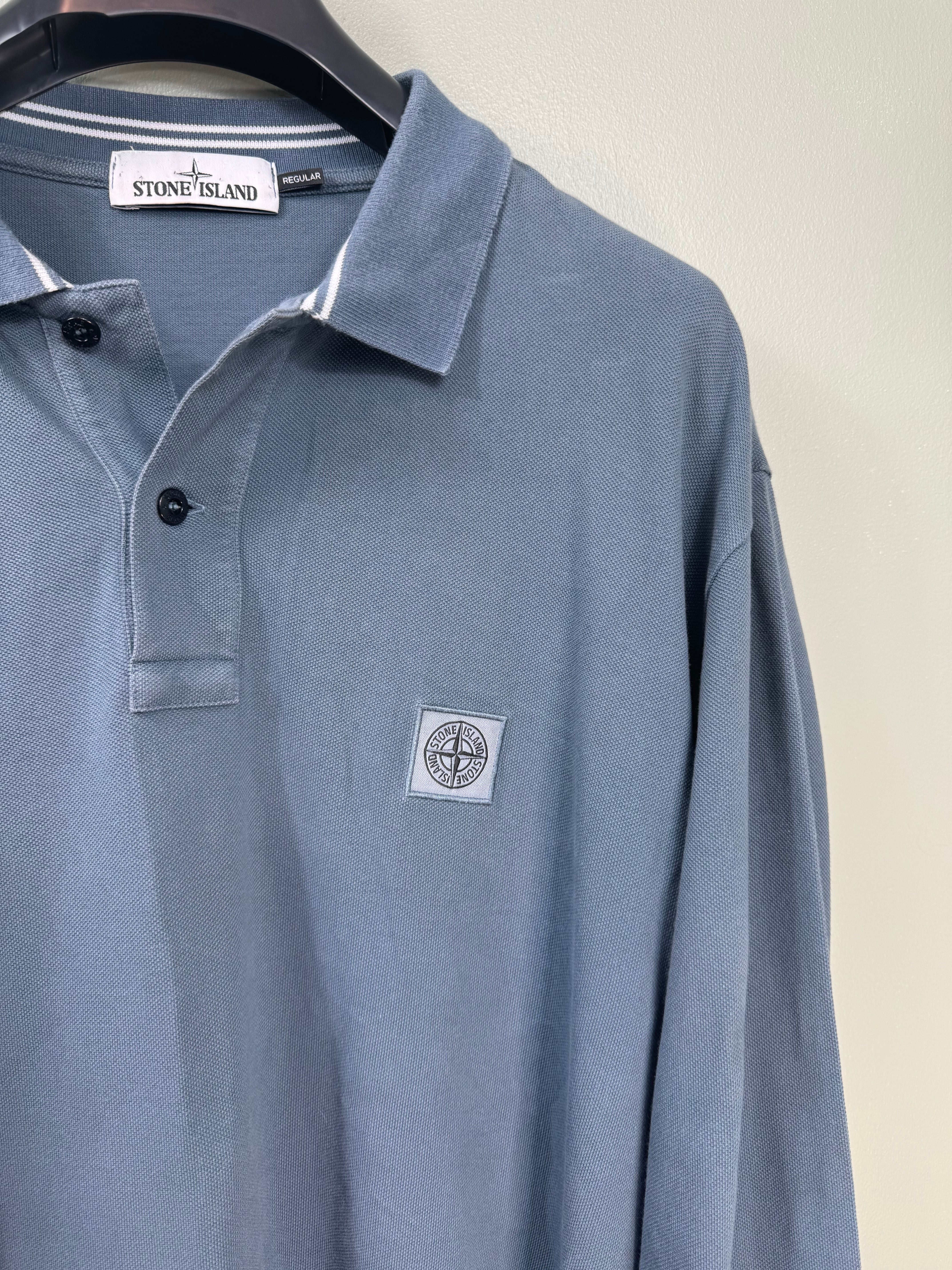 Stone Island Blue Polo