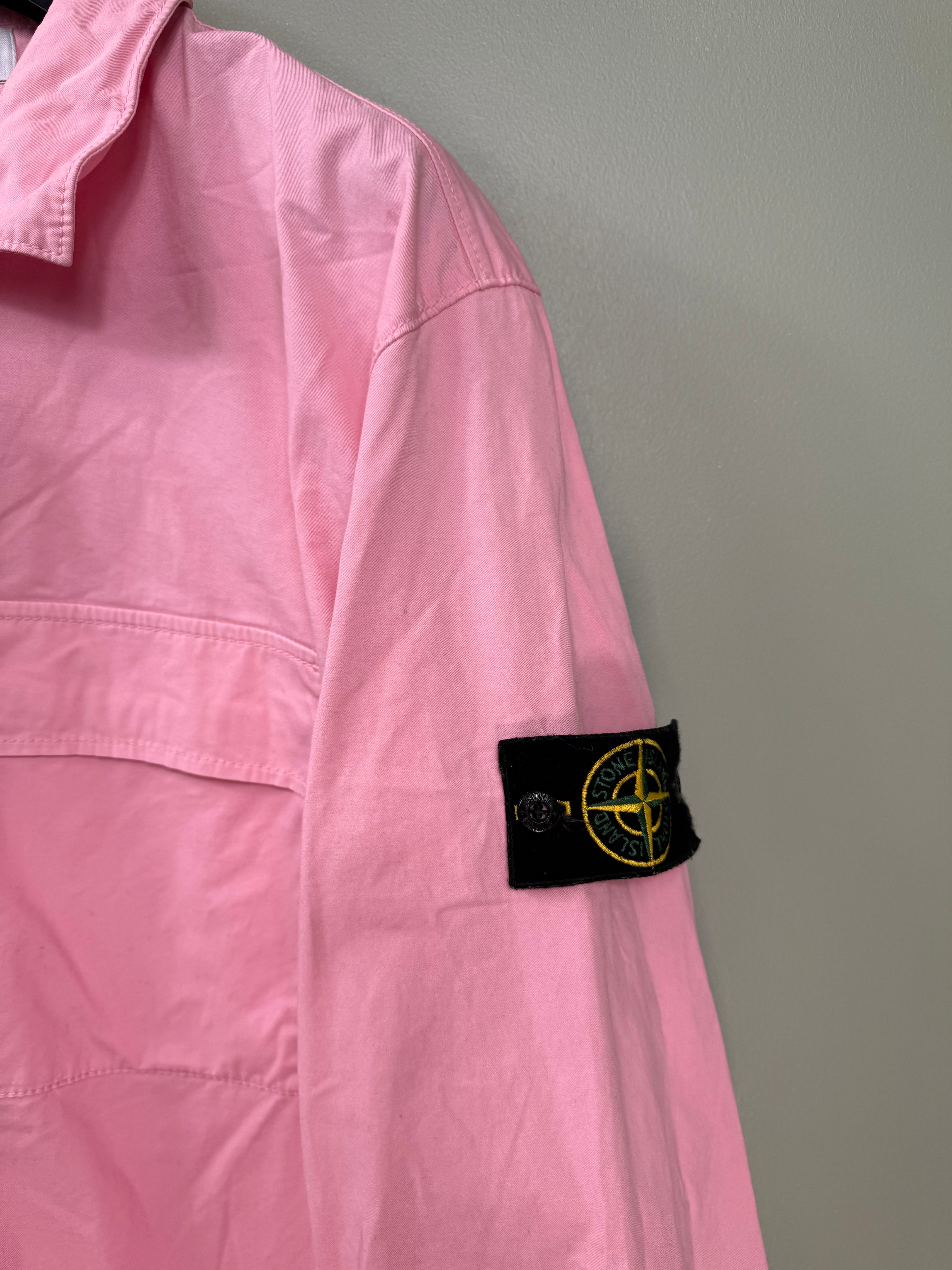 Stone Island Pink Overshirt