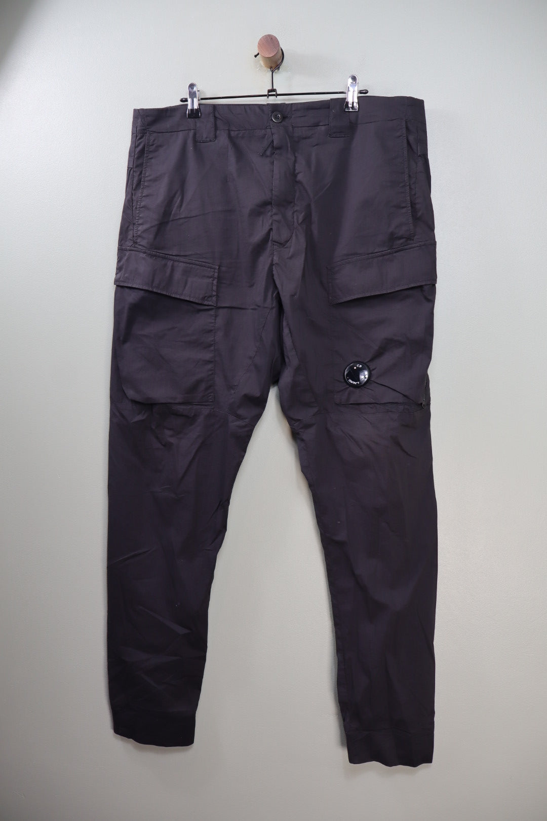 C.P. Company Black Cargo Bottoms