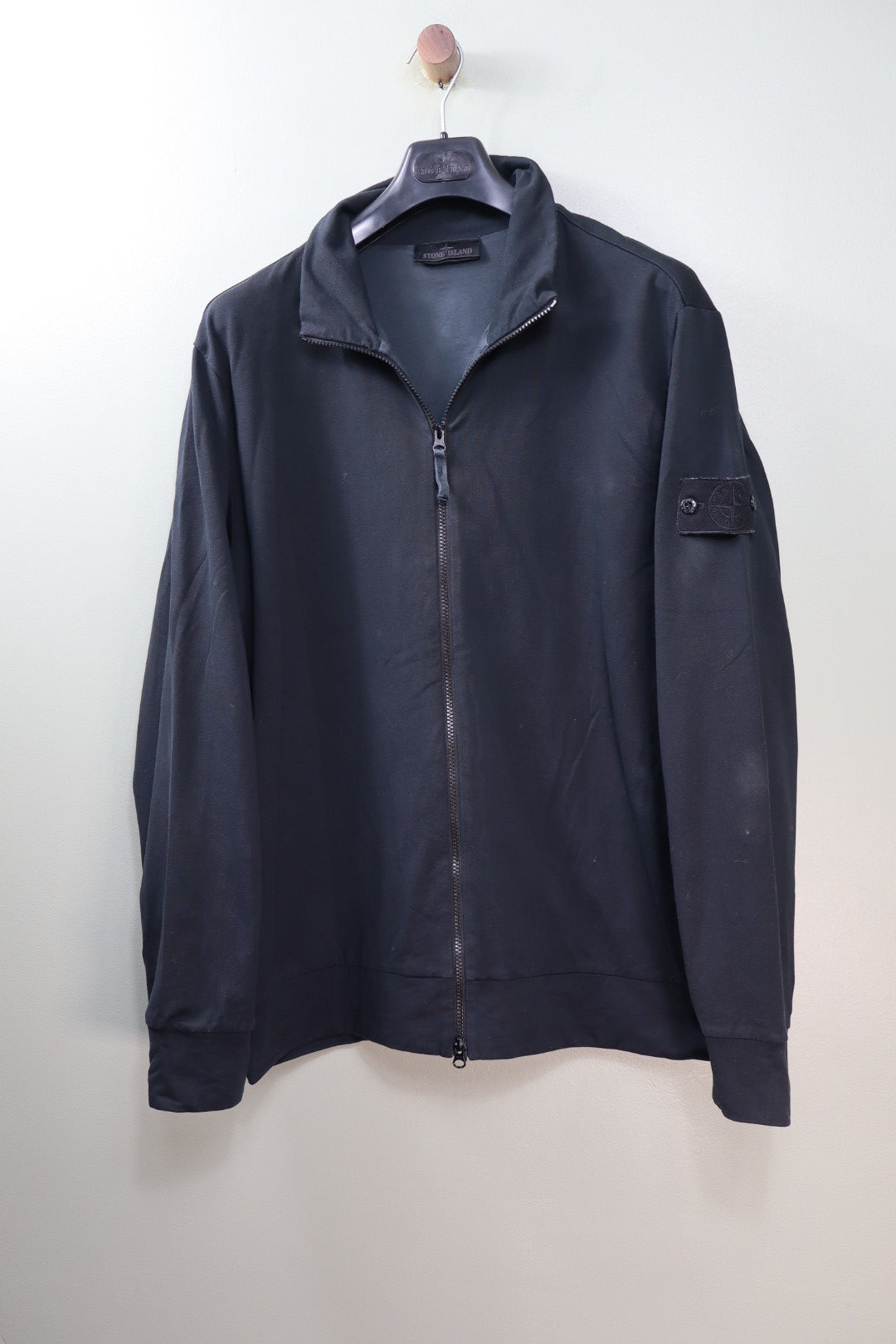 Stone Island Black Ghost Zipped Jumper