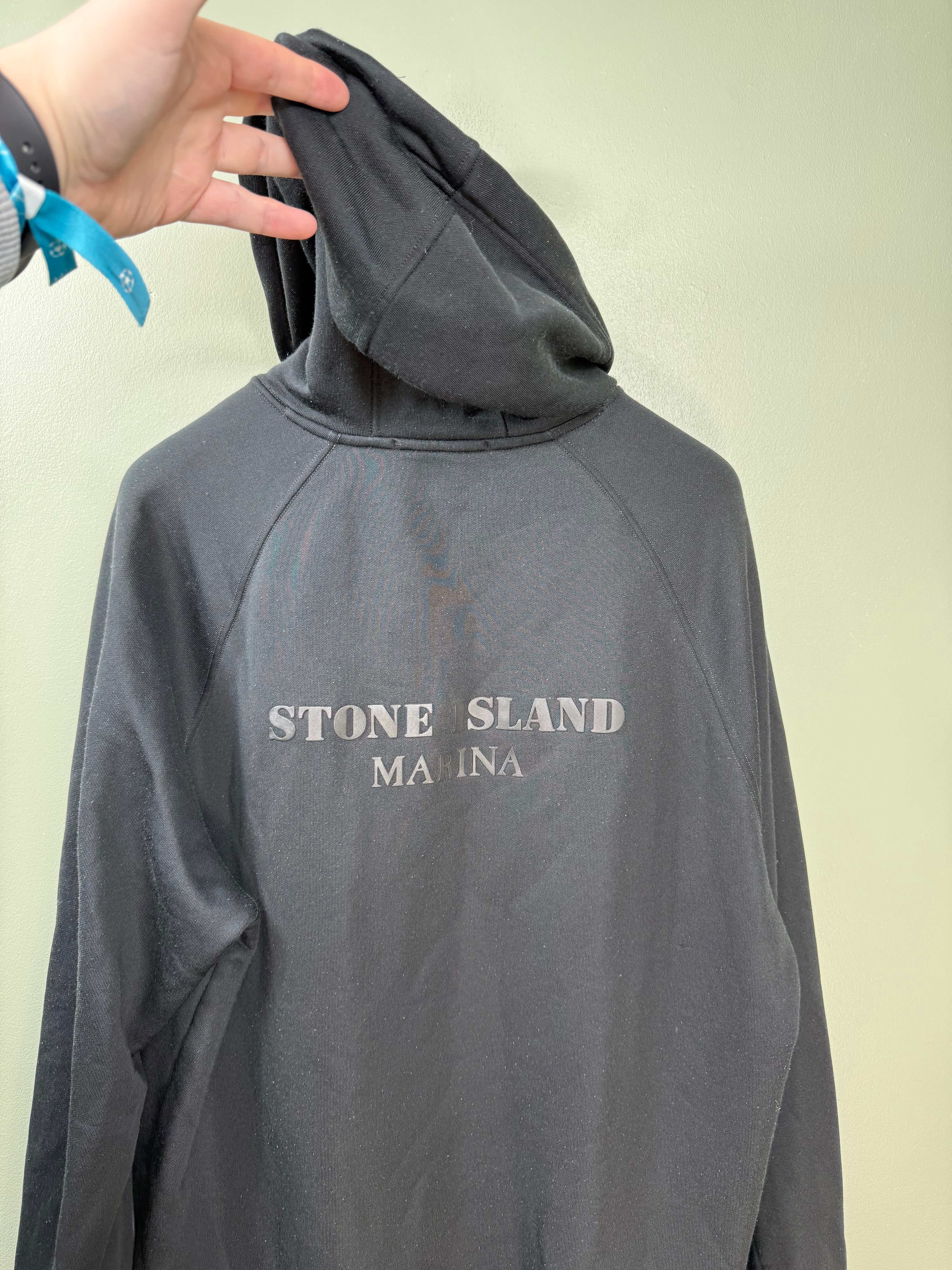 Stone Island Black Marina Hoodie