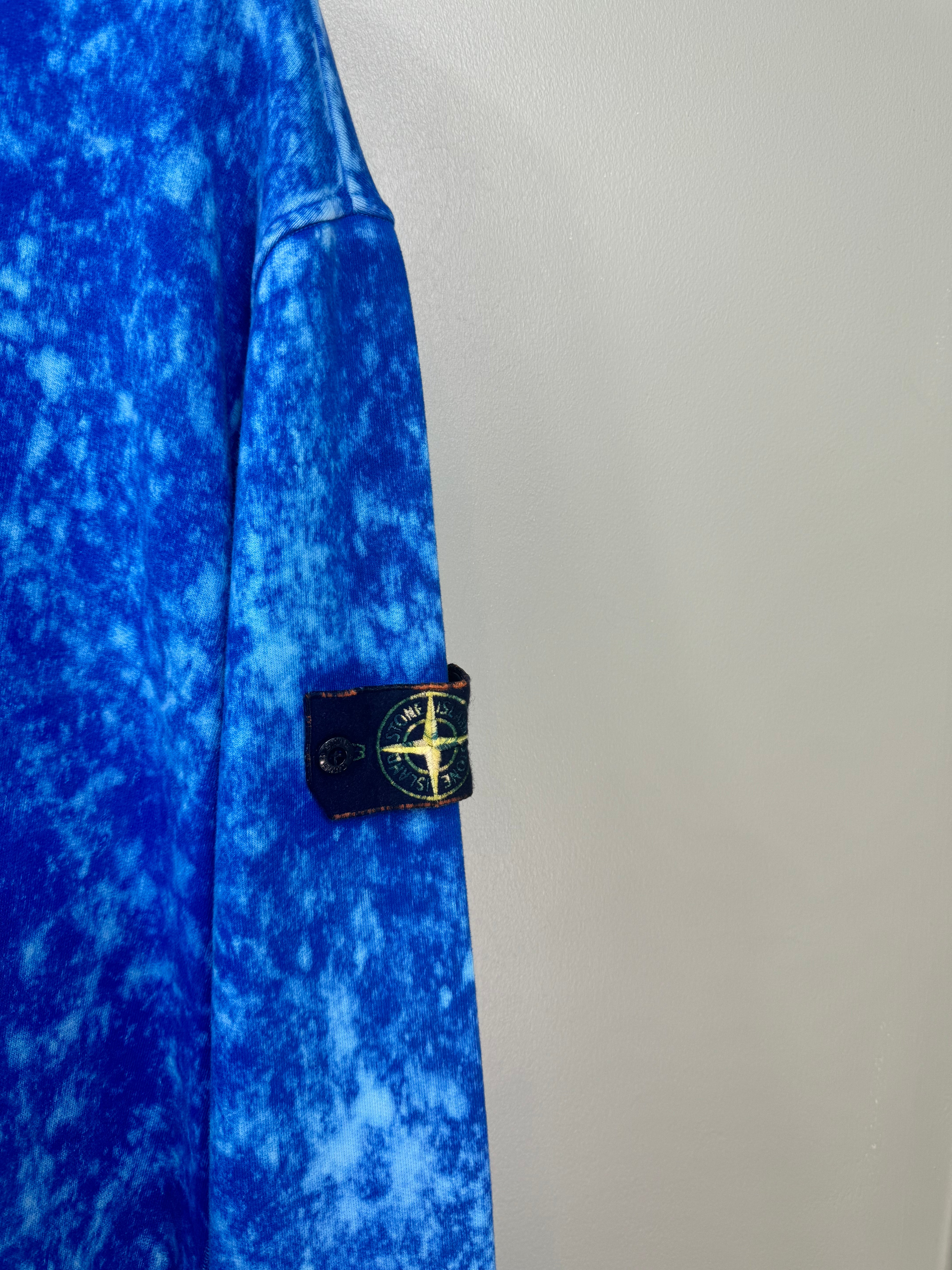 Stone Island Blue Ovo Dye Jumper