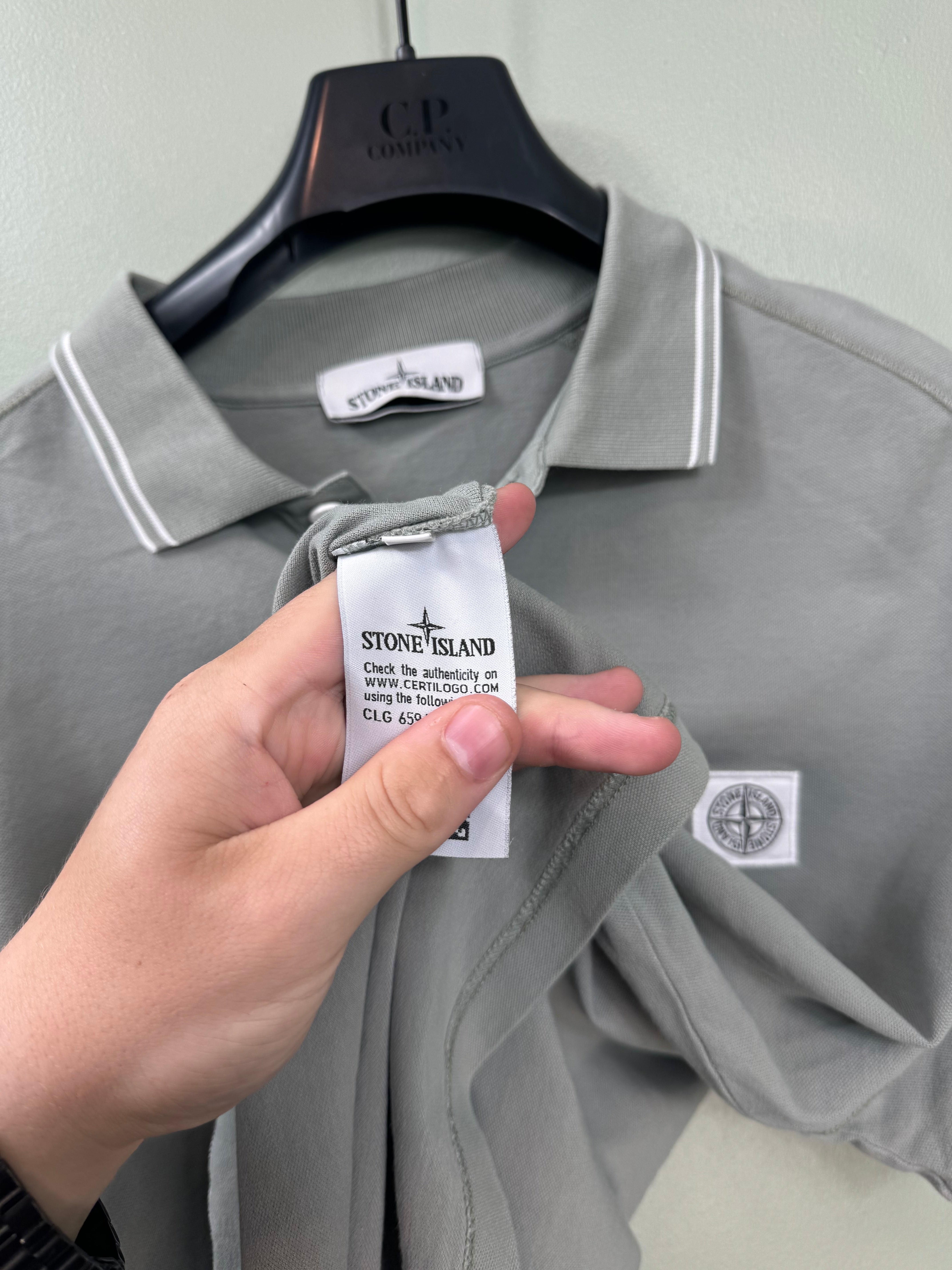 Stone Island Grey Polo