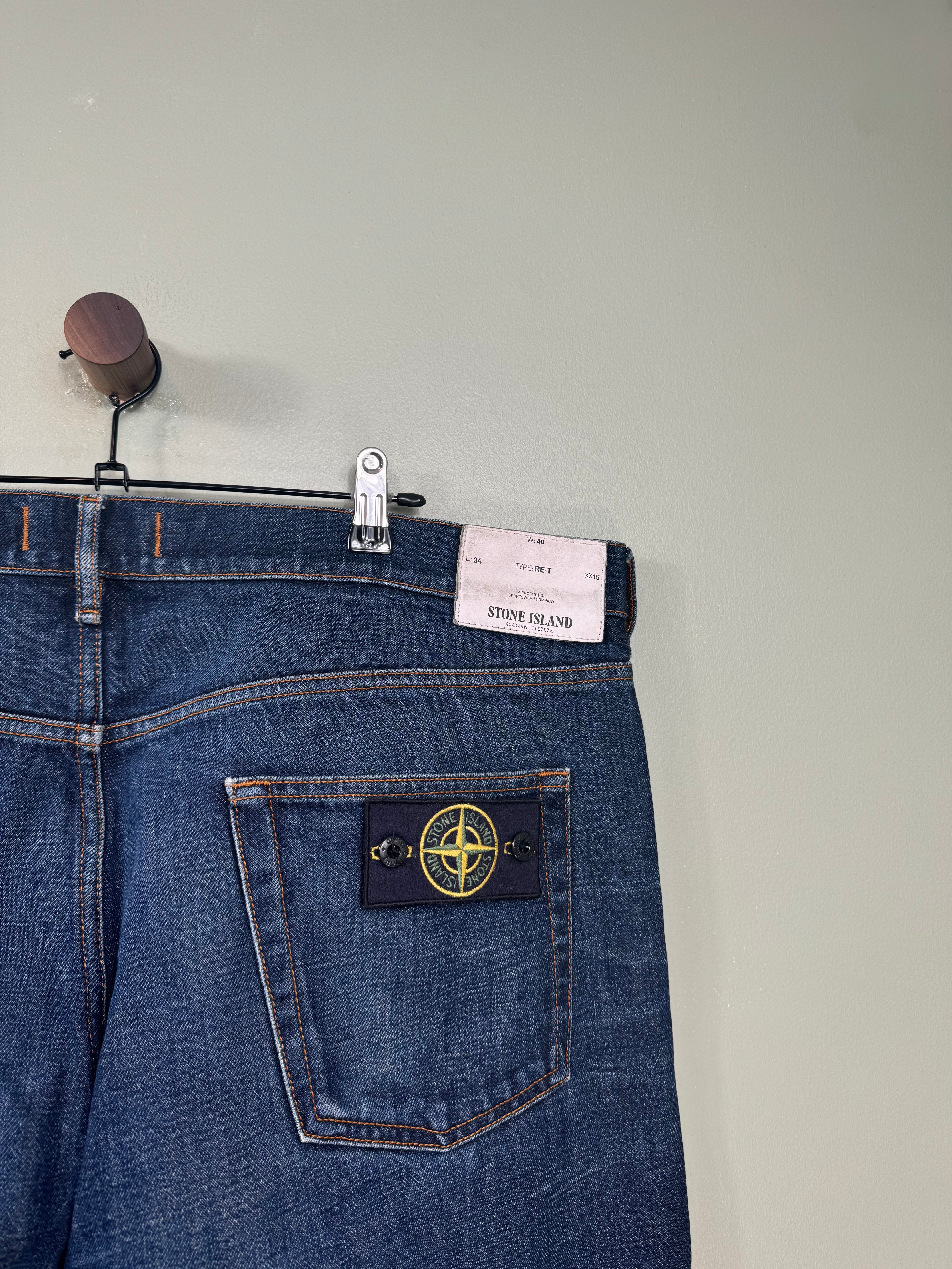 Stone Island Navy RE-T Jeans