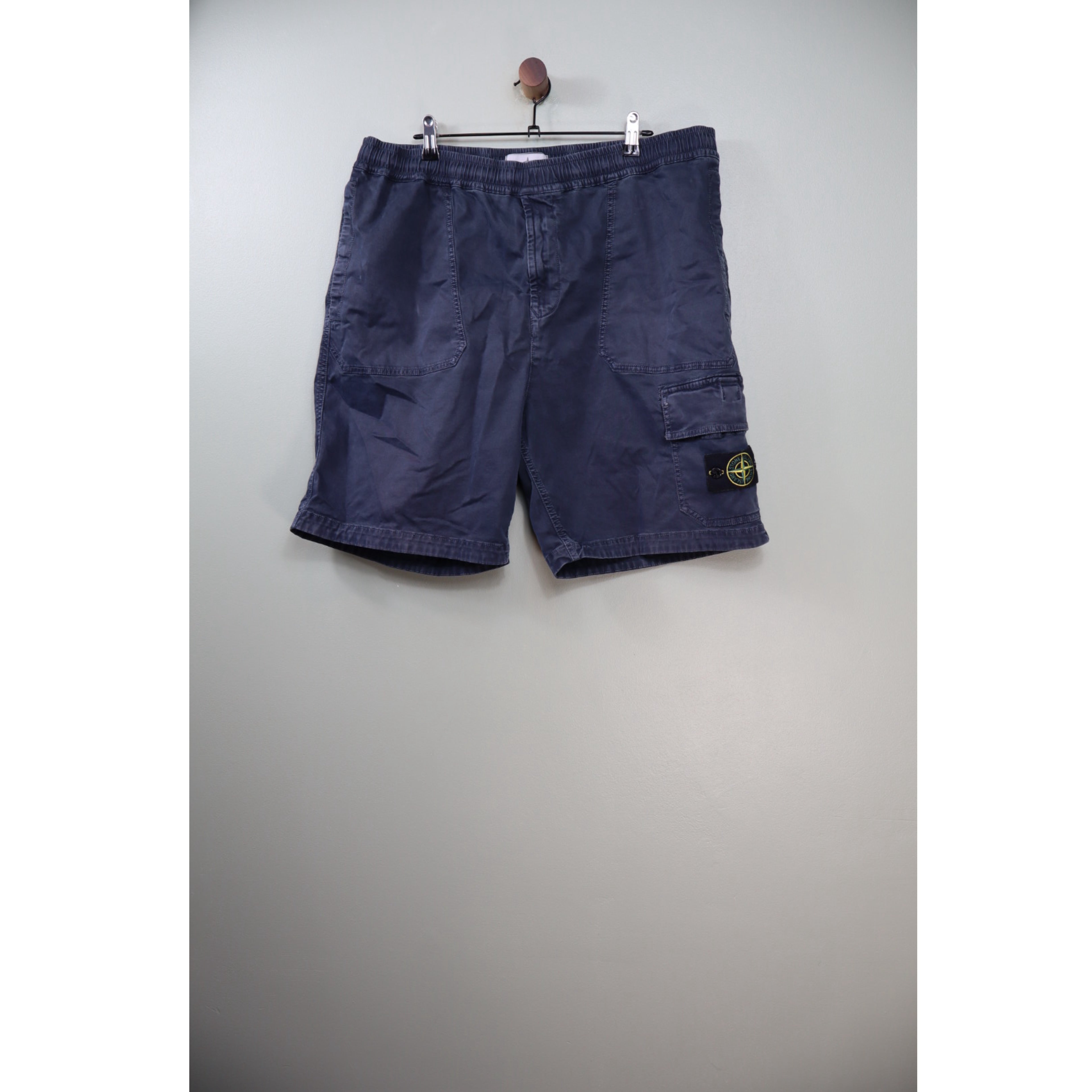 Stone Island Navy CO Cargo Shorts