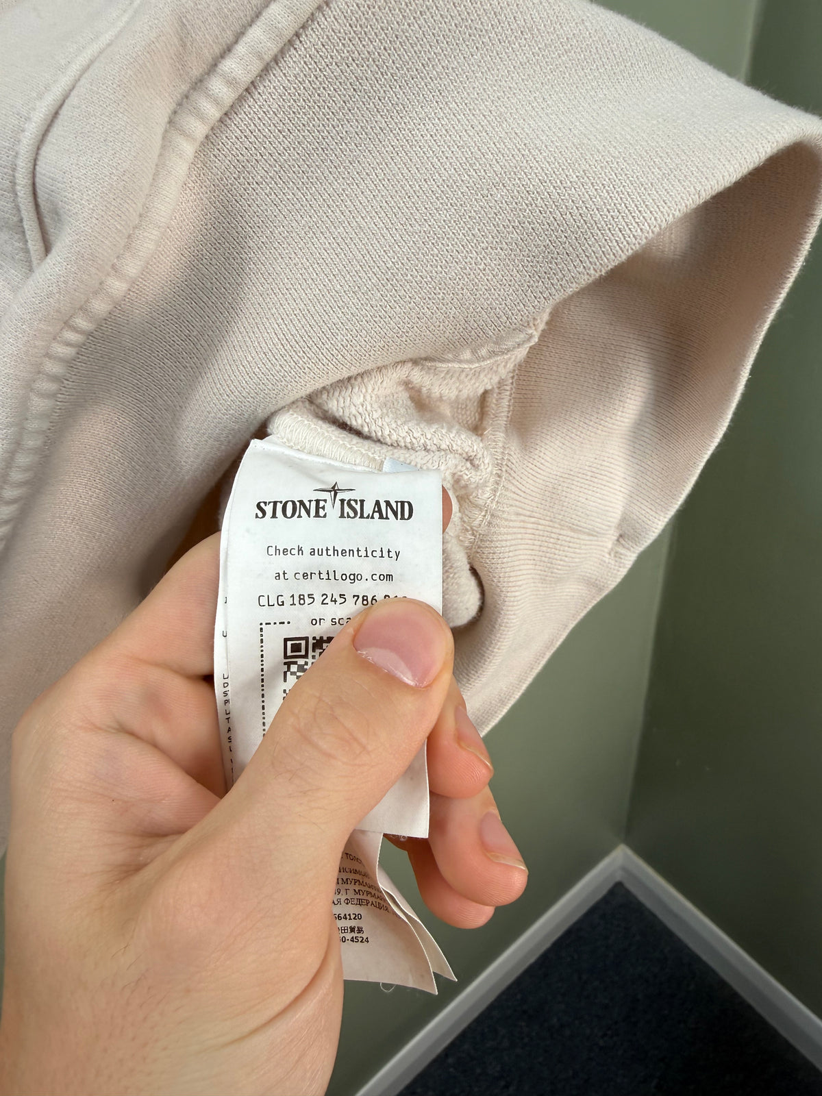 Stone Island Peach Hoodie