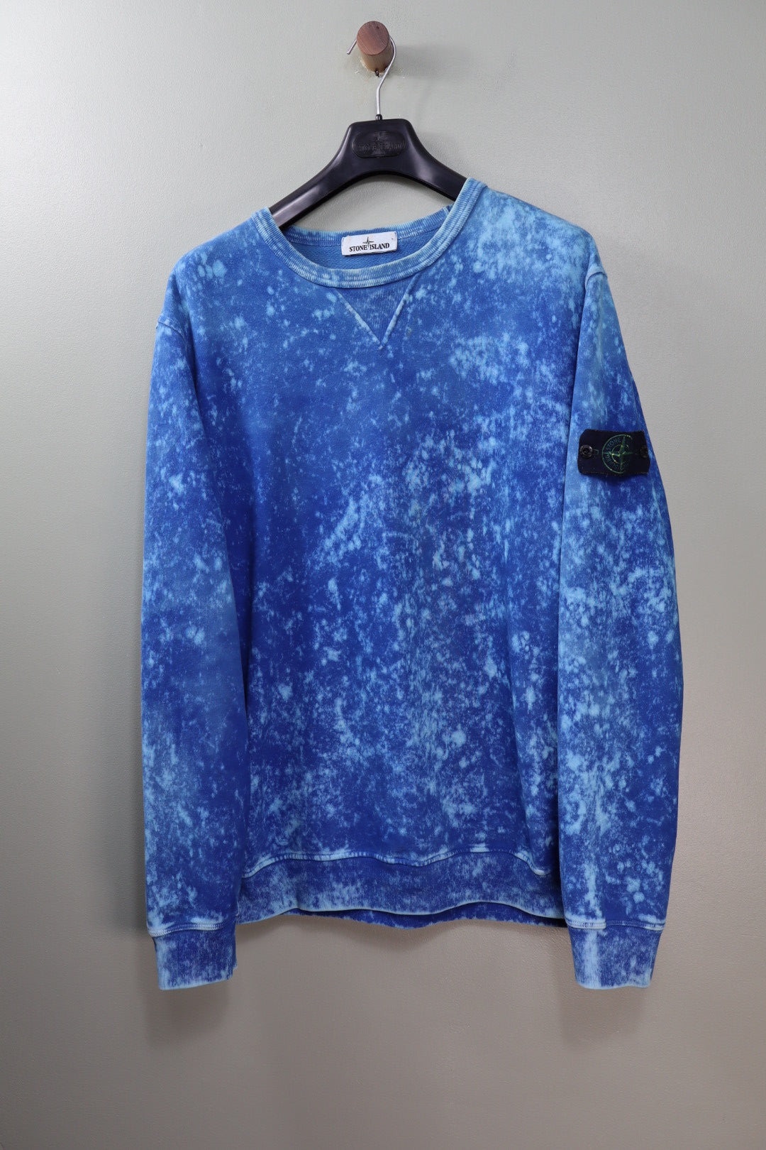 Stone Island Blue Ovo Dye Jumper