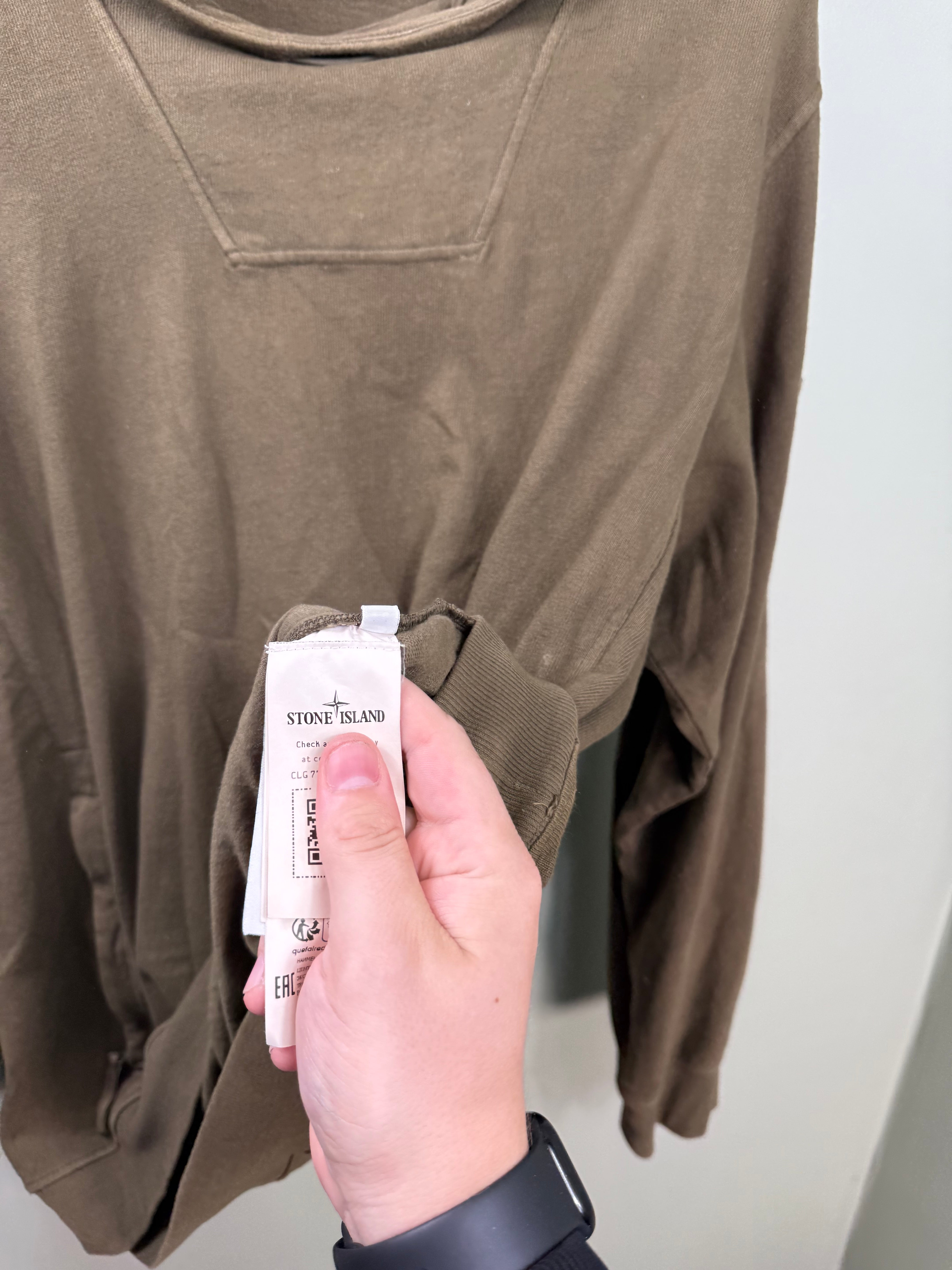 Stone Island Khaki Ghost Hoodie