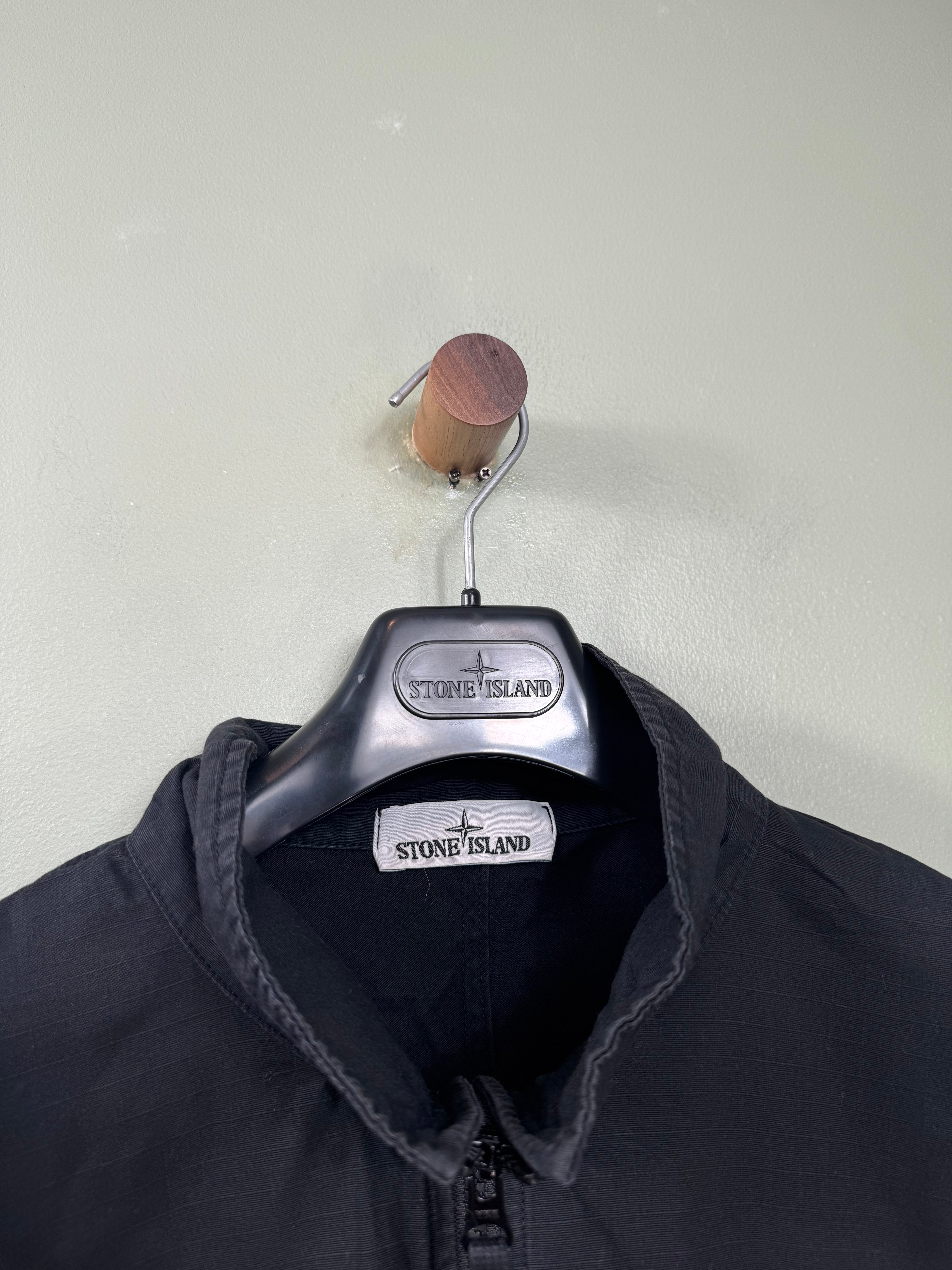 Stone Island Black Smock Overshirt