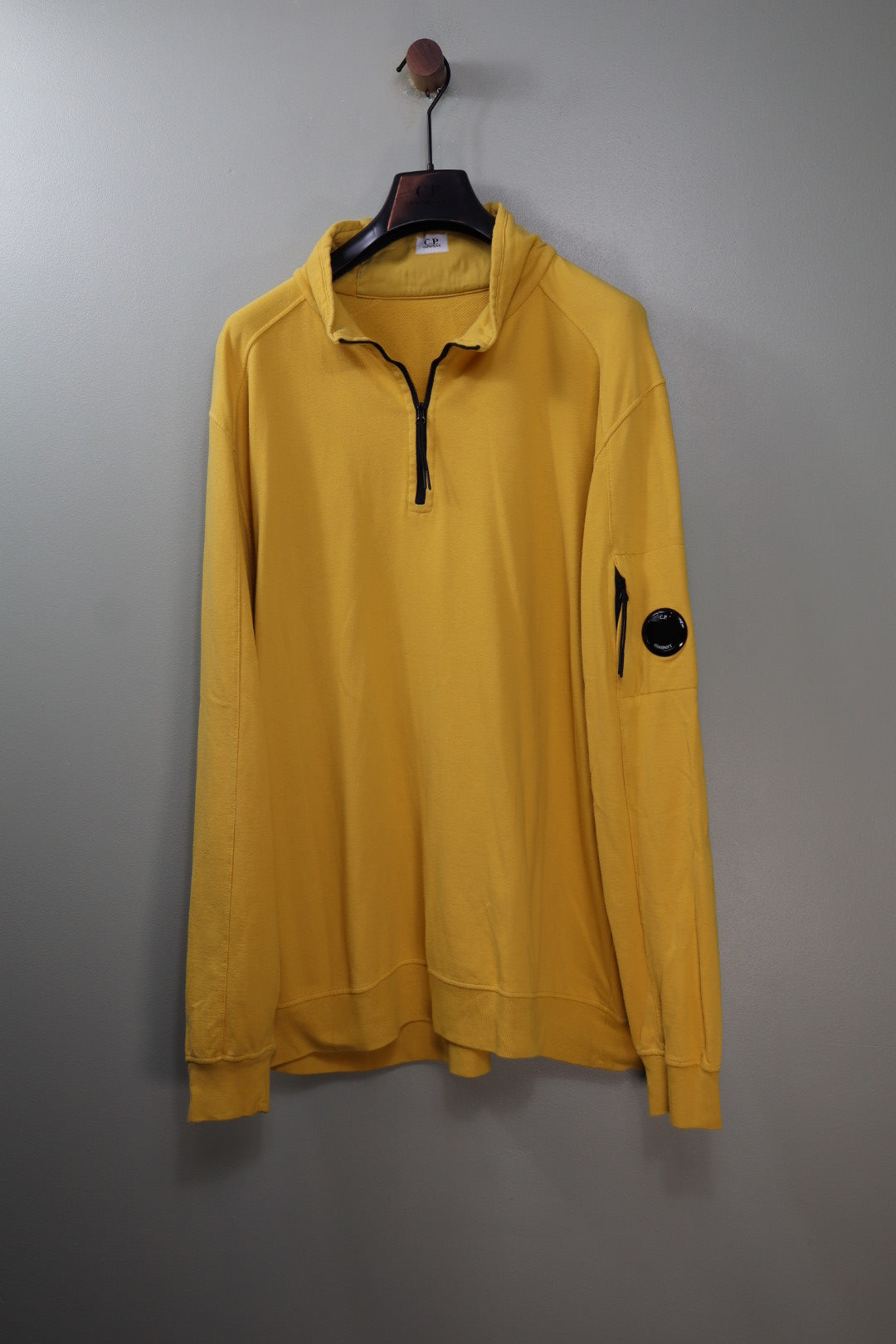 C.P. Company Yellow 1/4 Zip Jumper