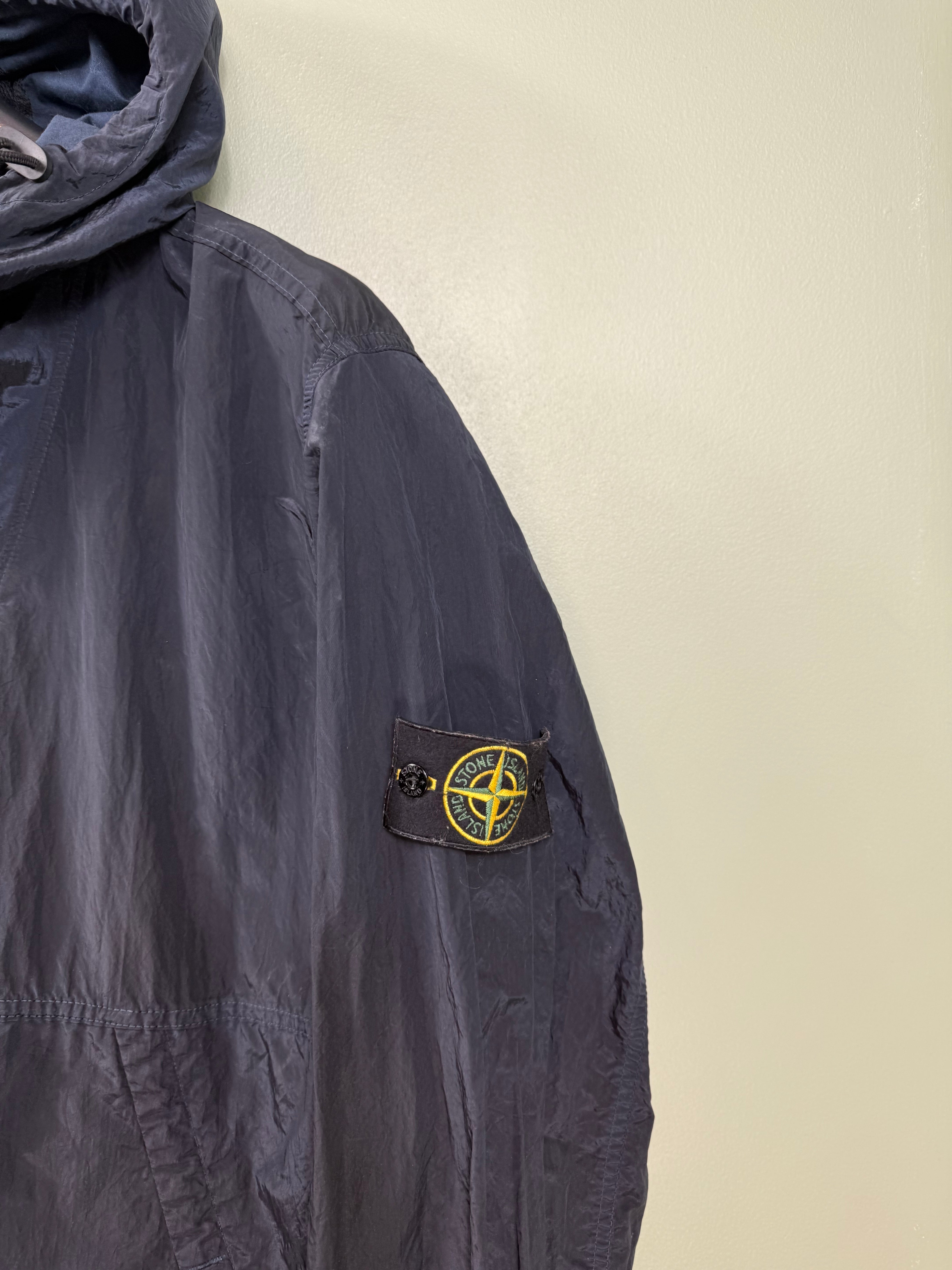 Stone Island Navy Nylon Metal Jacket