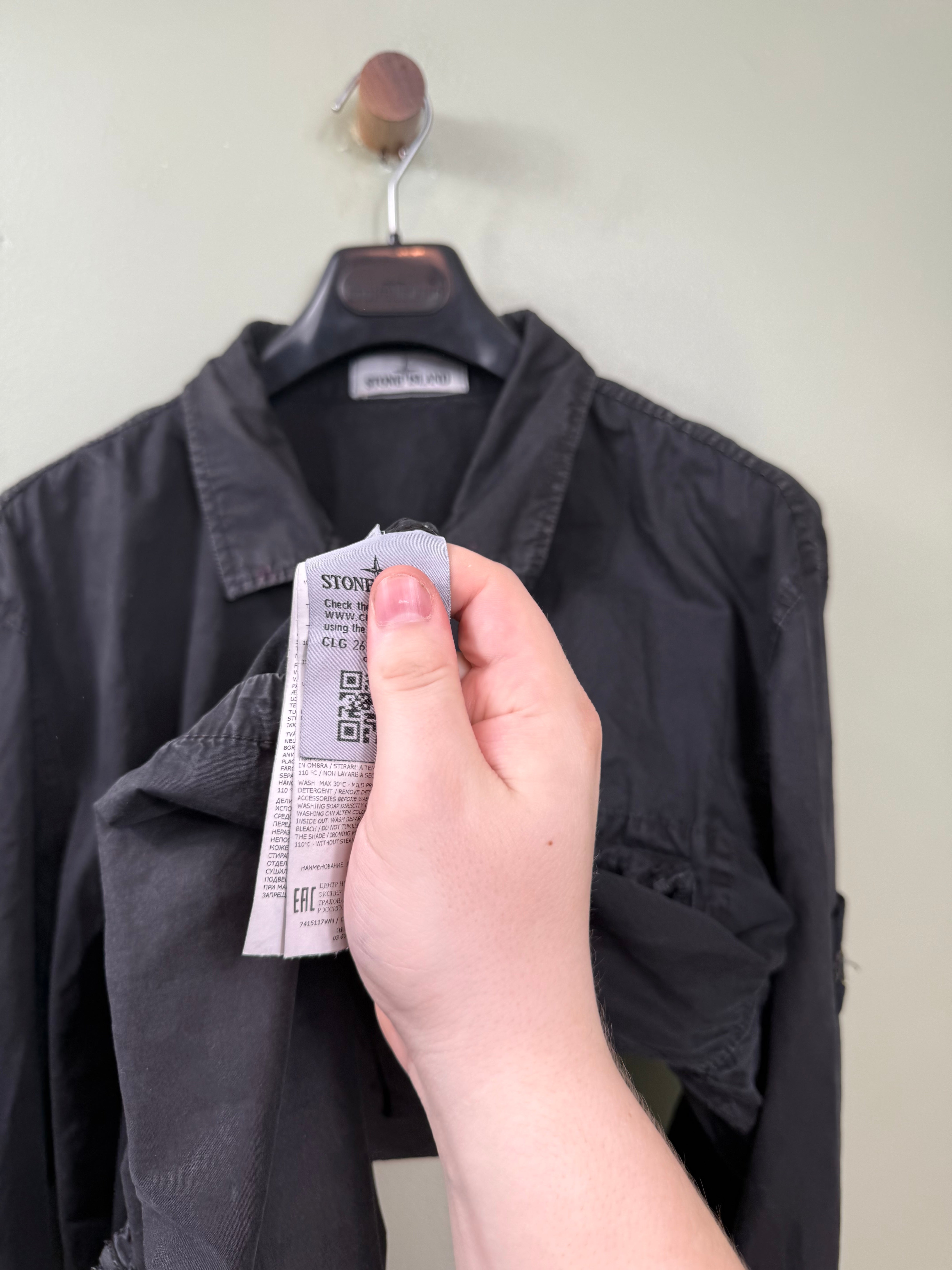Stone Island Black Overshirt