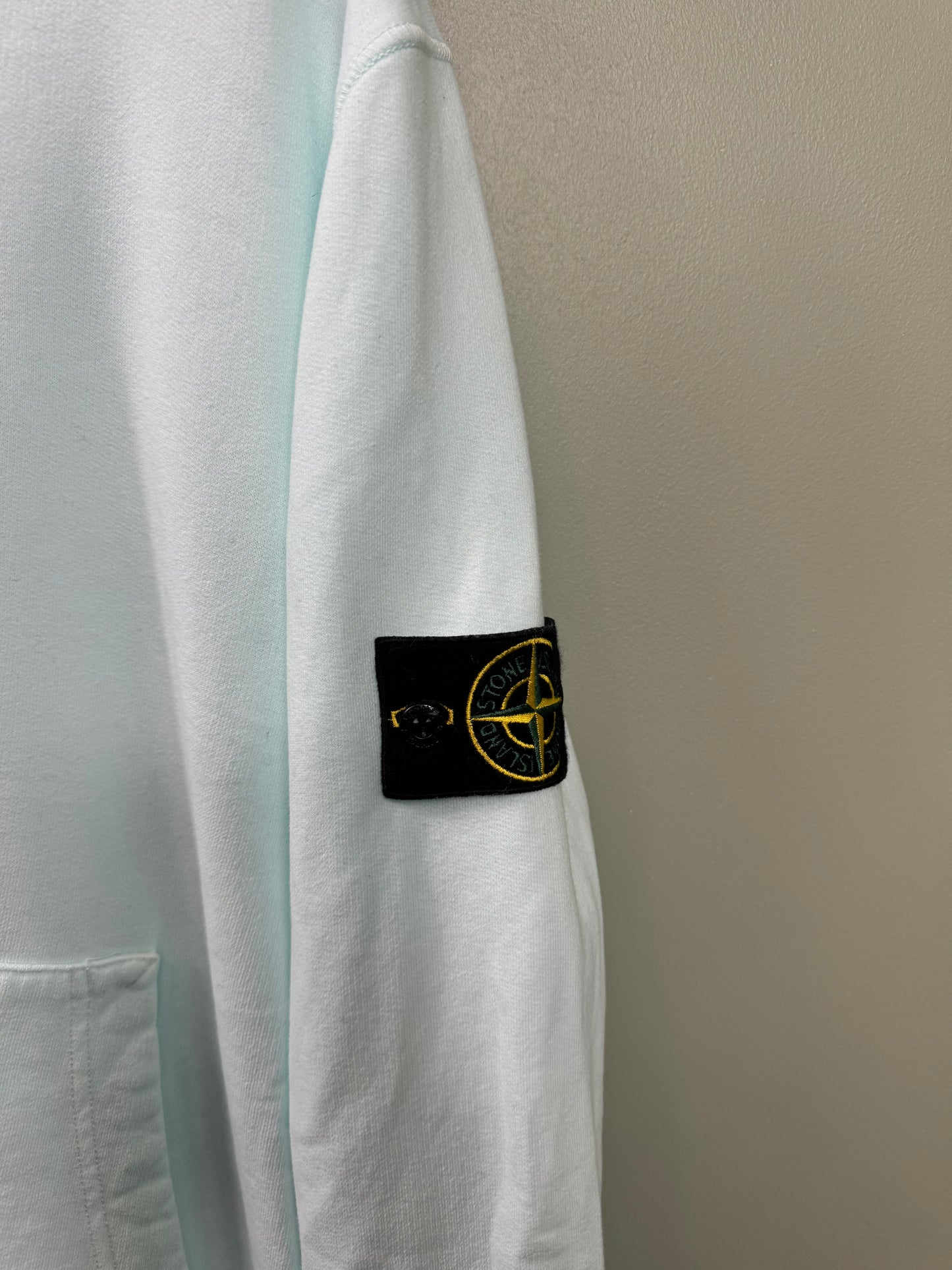 Stone Island Baby Blue Zipped Hoodie