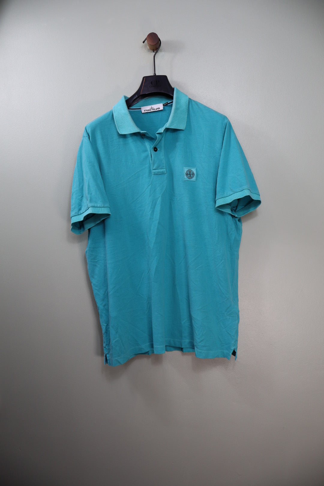 Stone Island Aqua Blue Polo